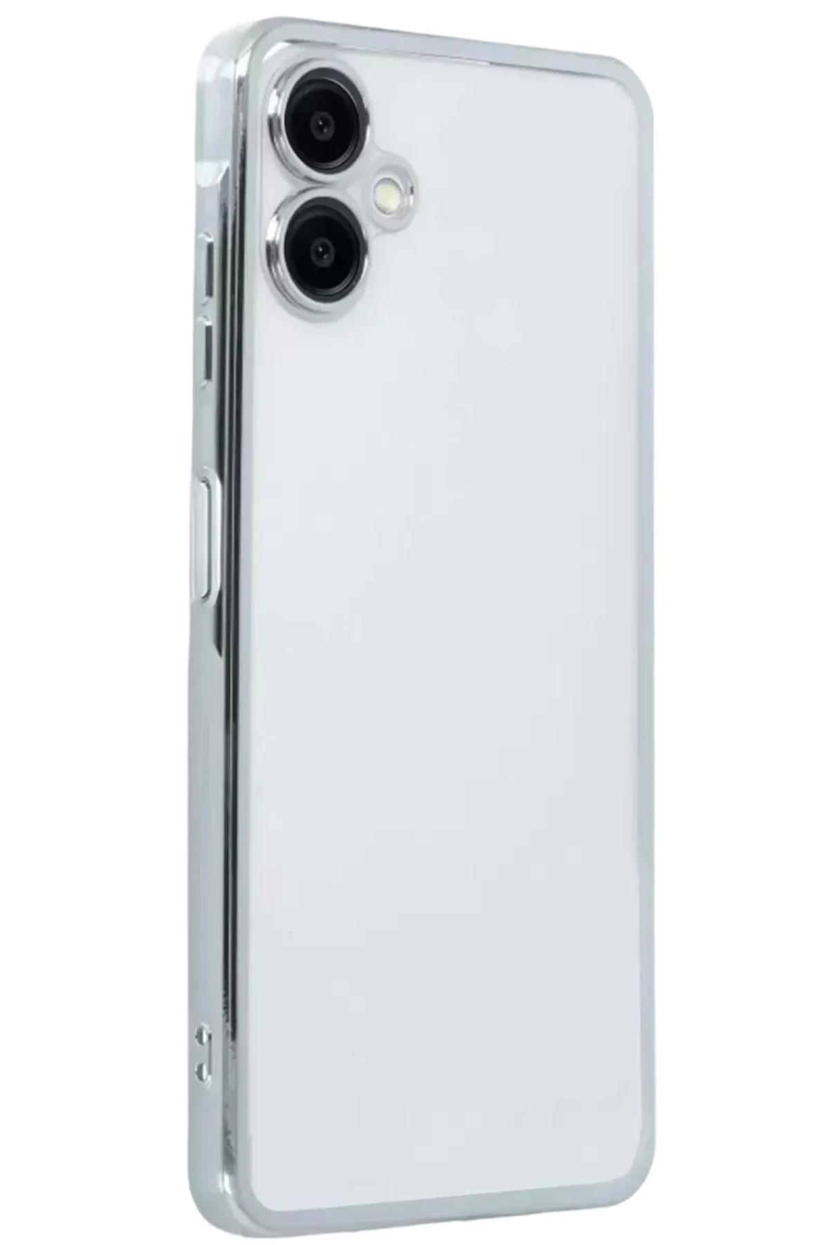 Newface Samsung Galaxy A07 4g Razer Lensli Silikon - Gümüş