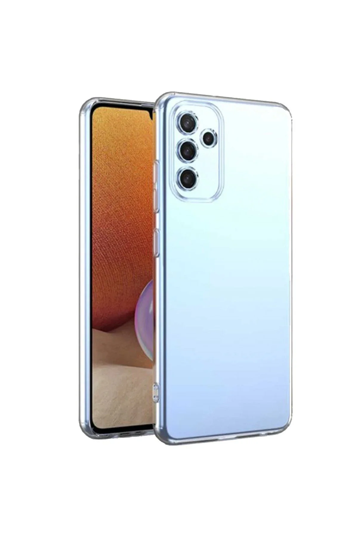 Newface Samsung Galaxy A34 5g Kılıf Lüx Şeffaf Silikon