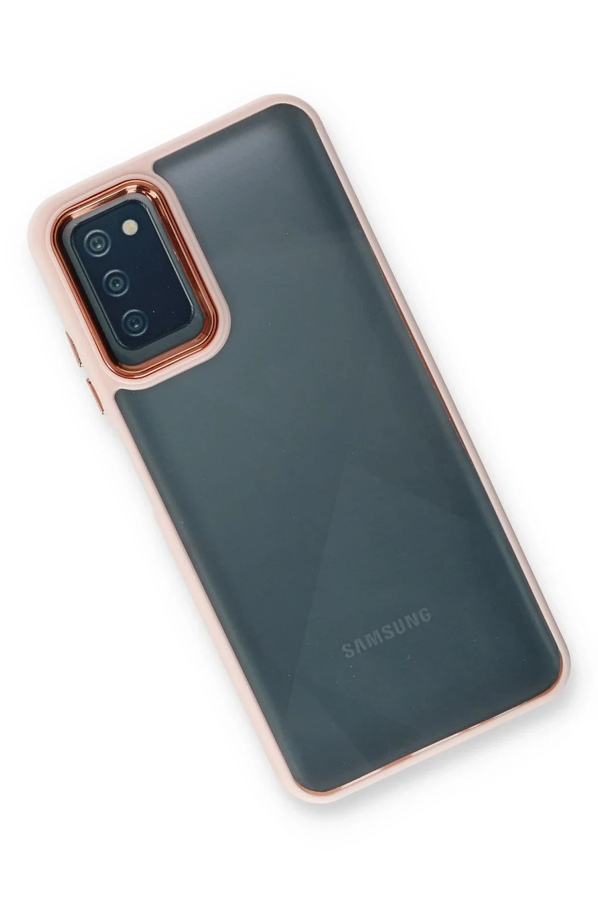 Newface Samsung Galaxy A03s Kılıf Dora Kapak - Pudra