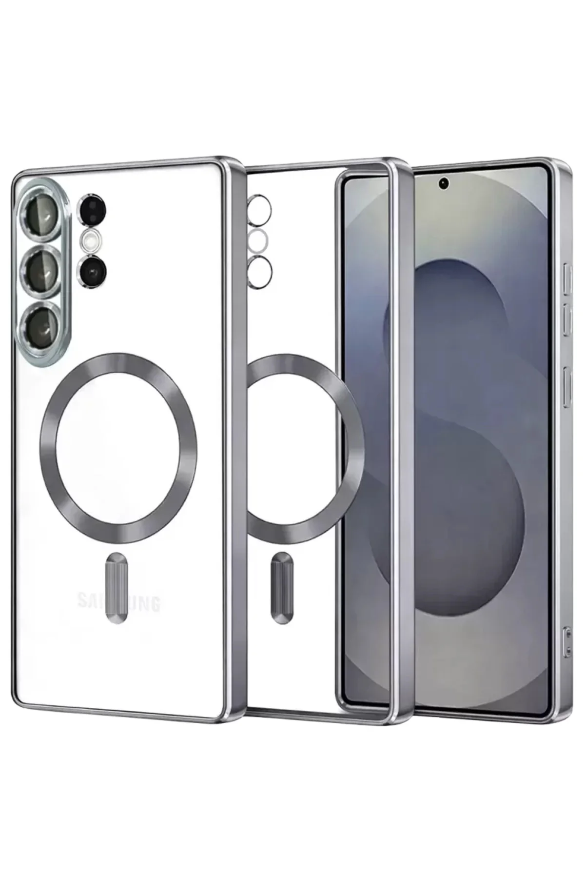 Newface Samsung Galaxy S26 Ultra Kross Magneticsafe Kapak - Titan Gri