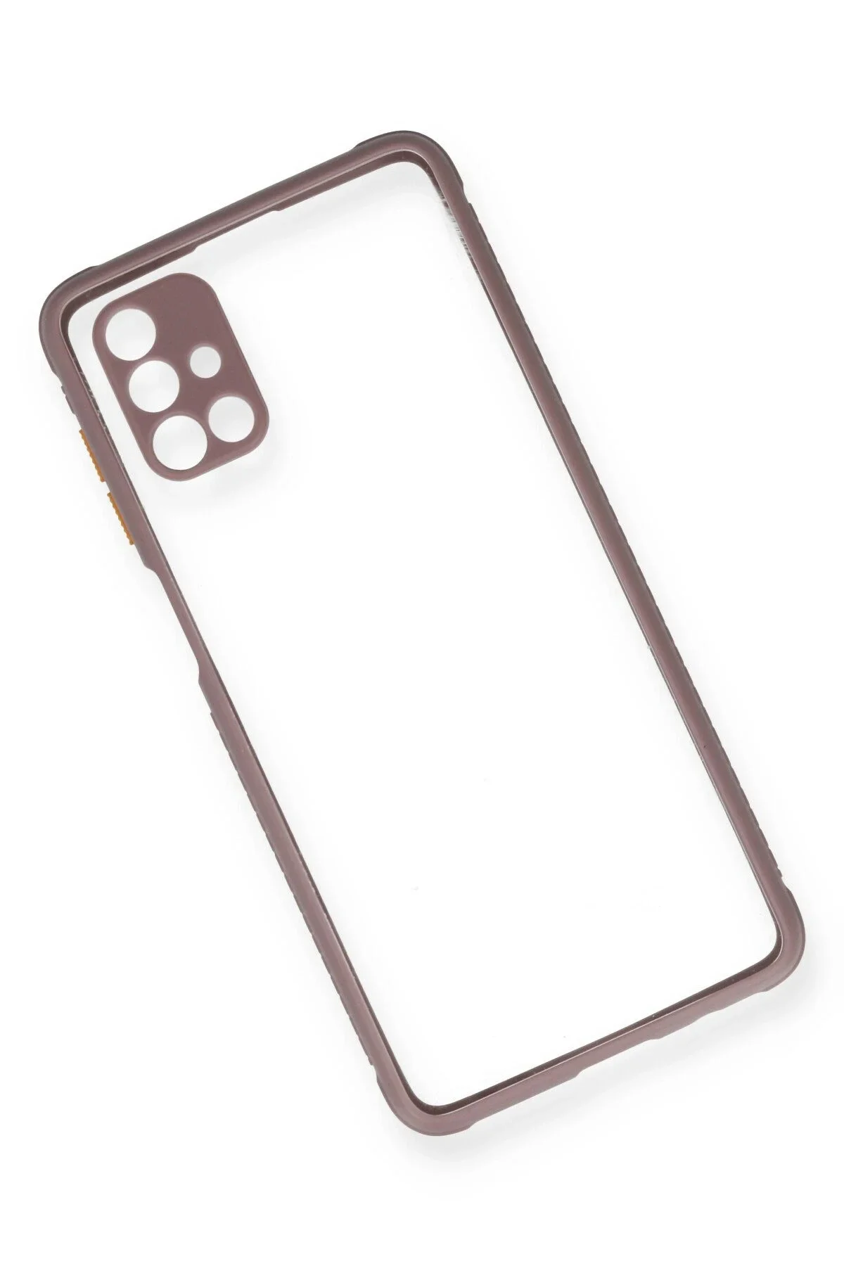 Newface Samsung Galaxy M51 Kılıf Miami Şeffaf Silikon - Açık Mor