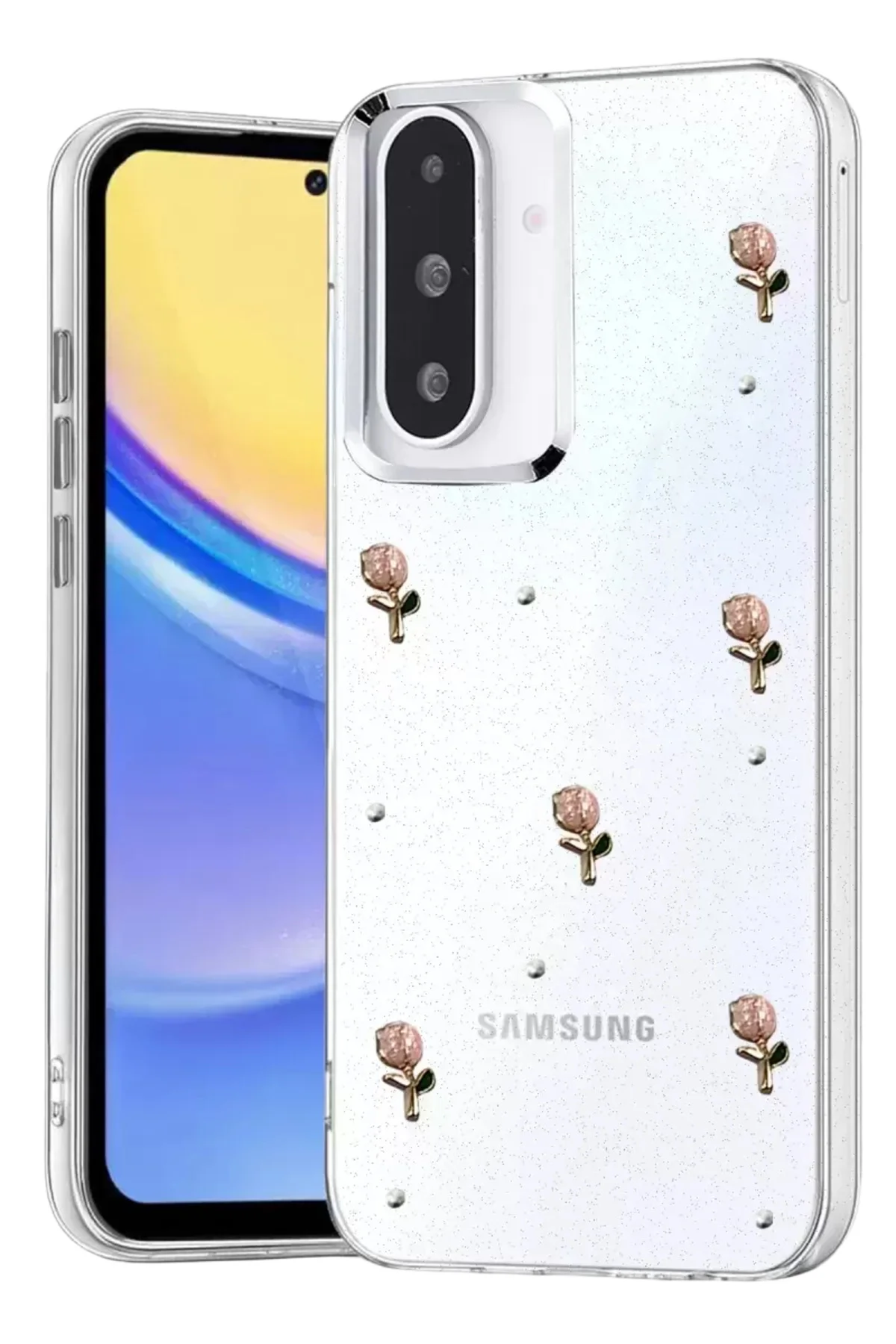 Newface Samsung Galaxy A36 Fiyonk Desenli Kapak - Desen 6