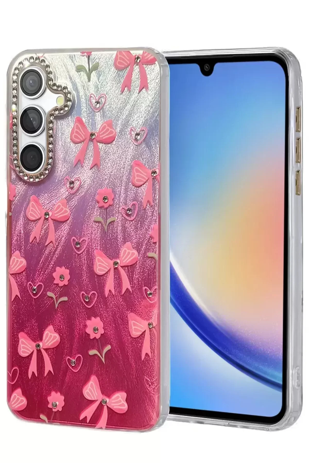 Newface Samsung Galaxy A34 5g Kılıf Blade Aynalı Desenli Kapak - Desen 3