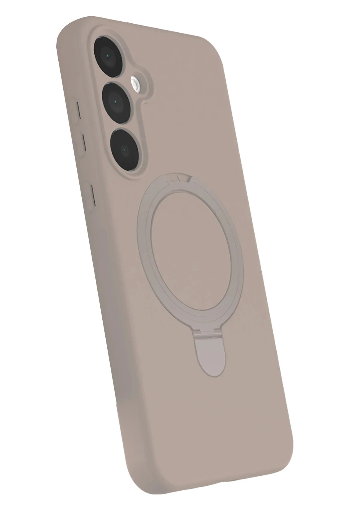 Newface Samsung Galaxy A55 5g Regal Magsafe Standlı Kapak - Çöl Titanyum
