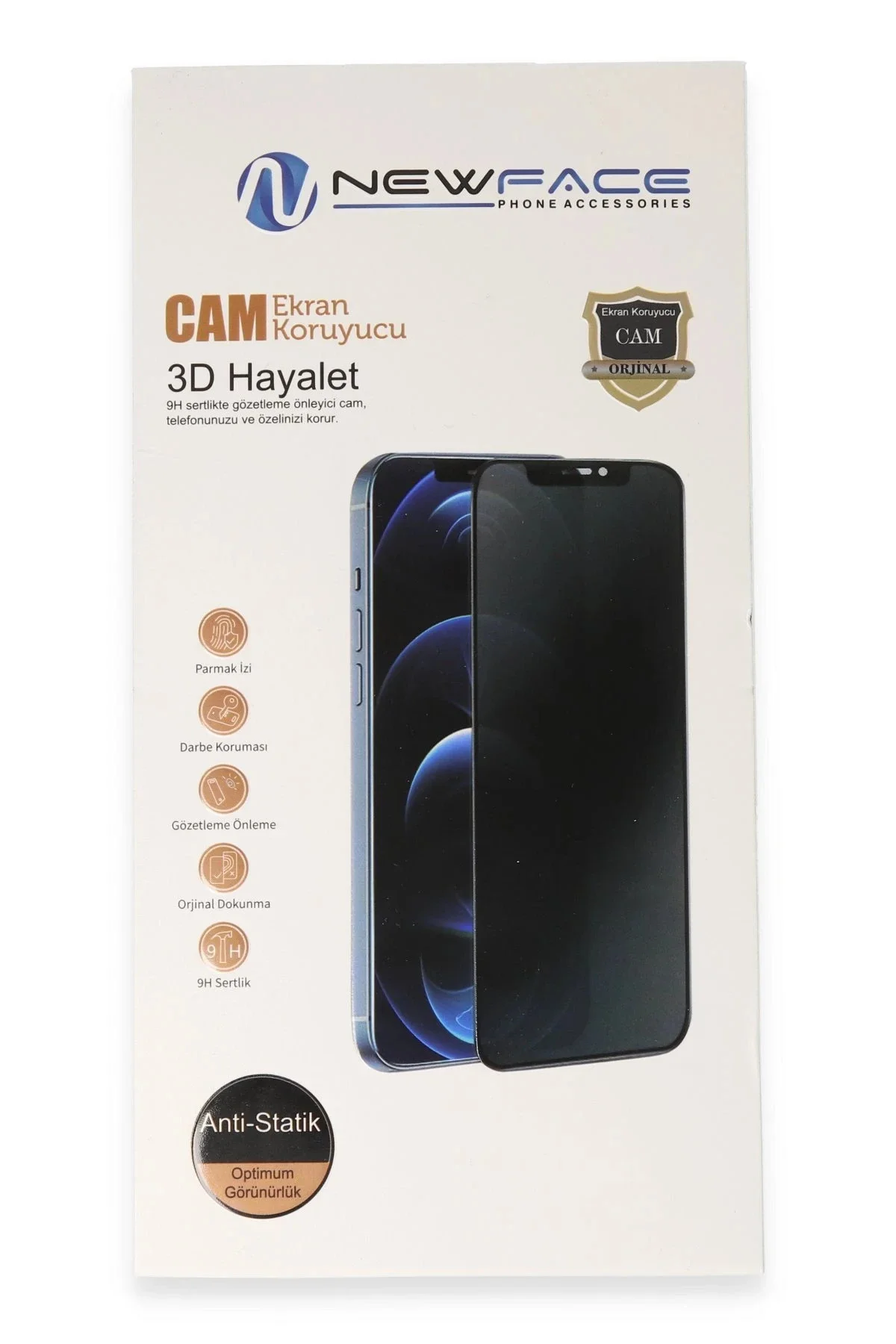 Newface Samsung Galaxy S24 Fe 3d Antistatik Hayalet Cam Ekran Koruyucu