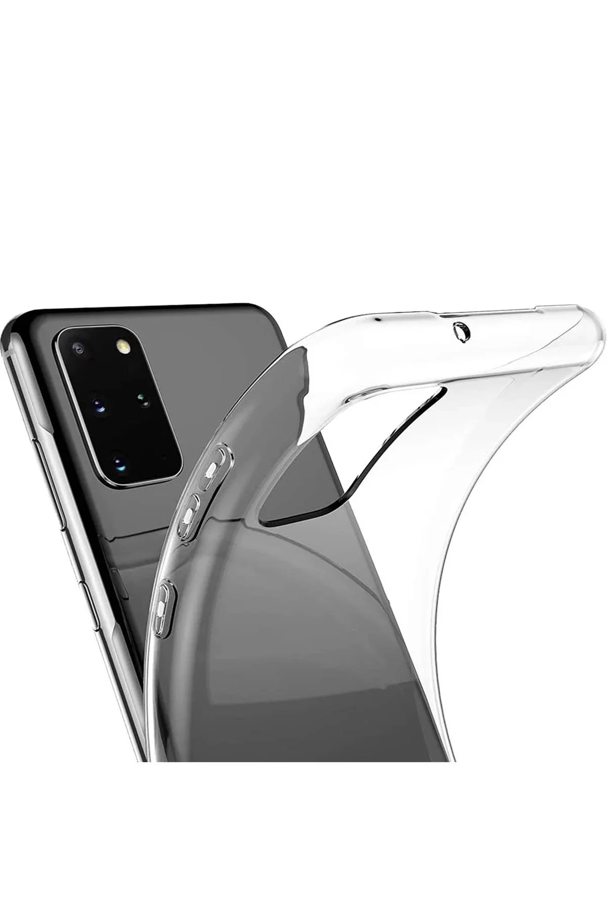 Newface Samsung Galaxy S20 Plus Kılıf Lüx Şeffaf Silikon