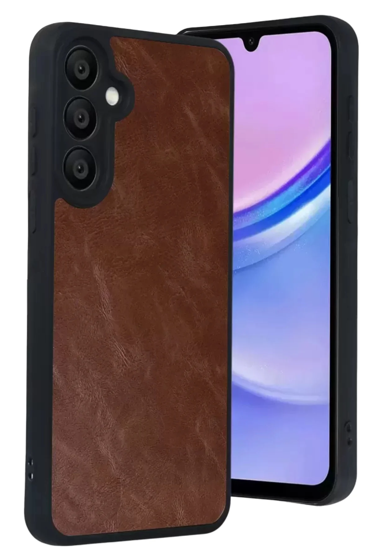 Newface Samsung Galaxy A37 5g Aras Deri Kapak - Taba