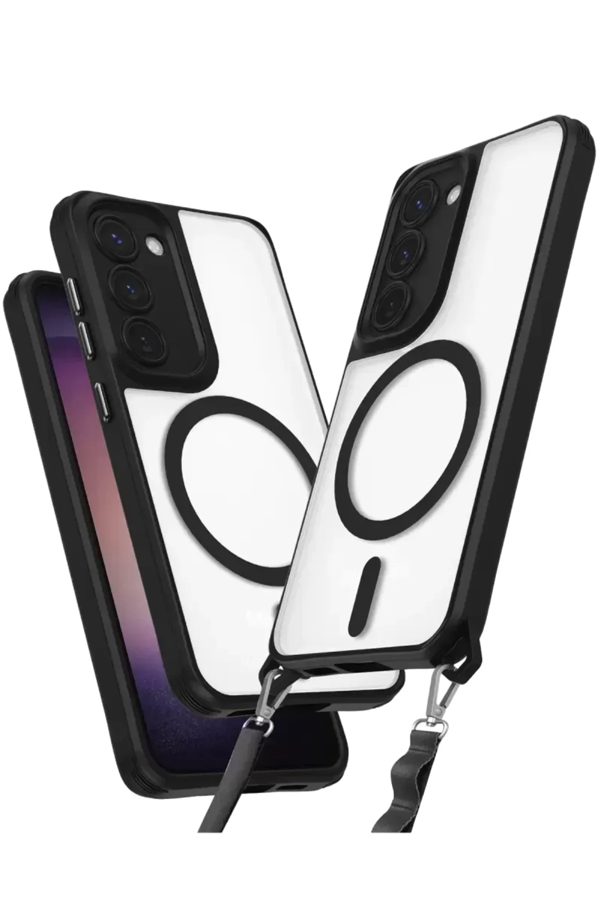 Newface Samsung Galaxy S23 Plus Kılıf Enka Magsafe Silikon Kılıf 
