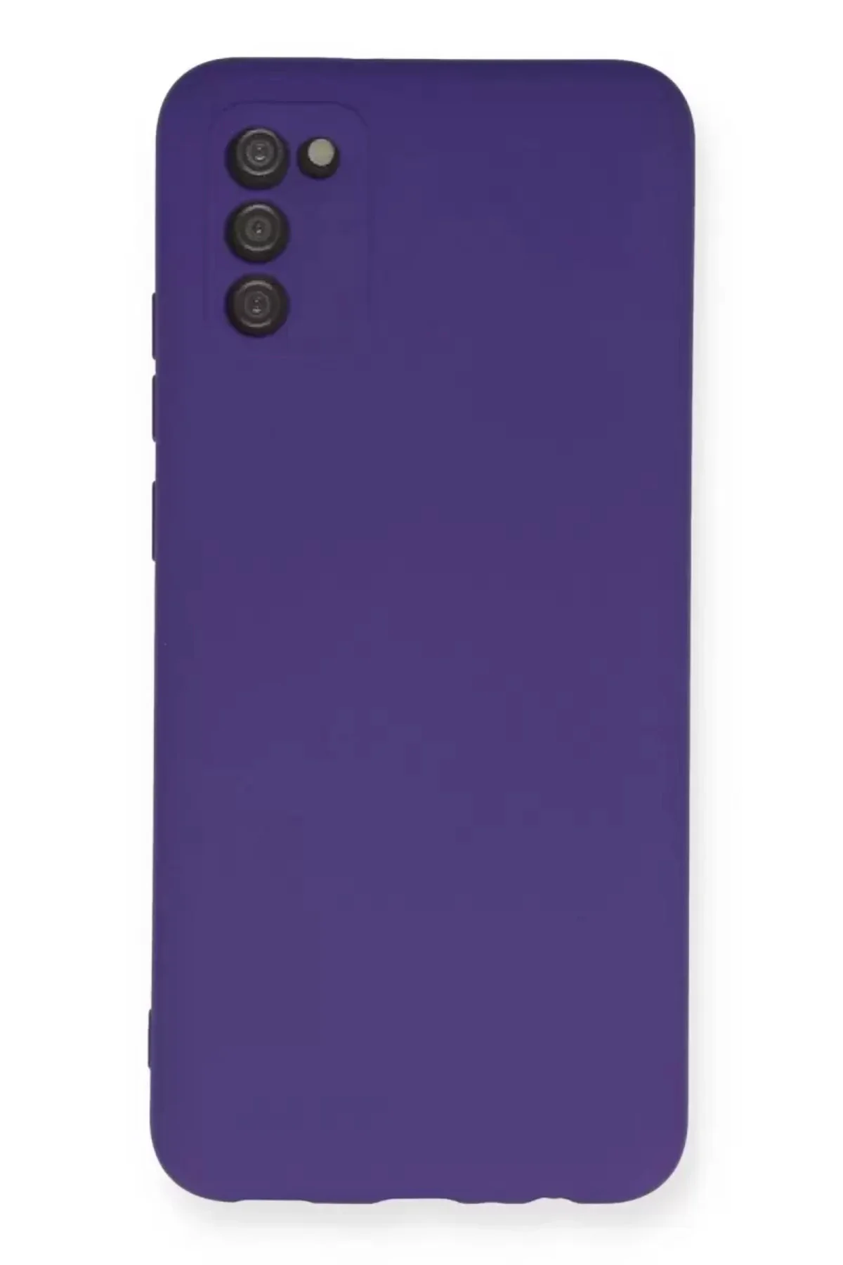 Newface Samsung Galaxy A03s Kılıf Nano İçi Kadife Silikon - Mor