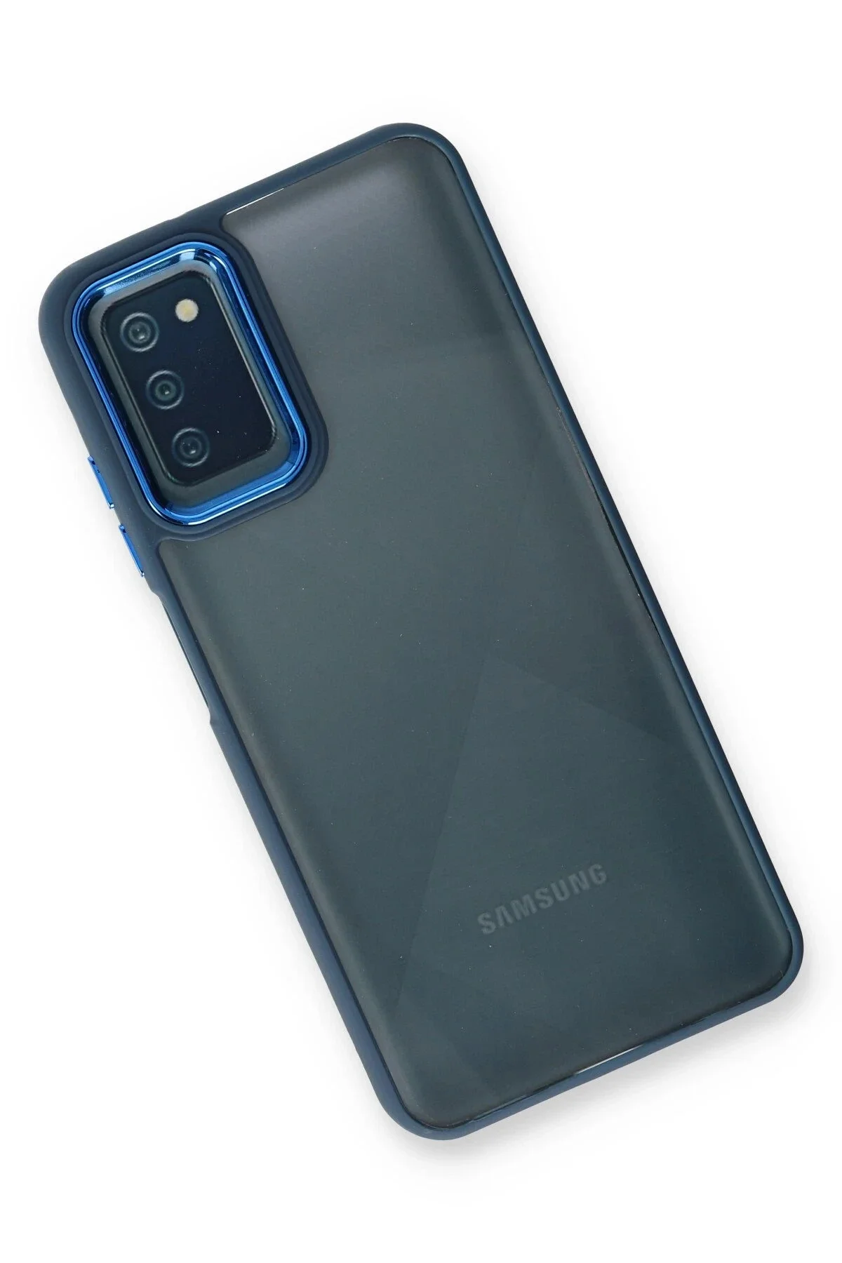 Newface Samsung Galaxy A03s Kılıf Dora Kapak - Mavi