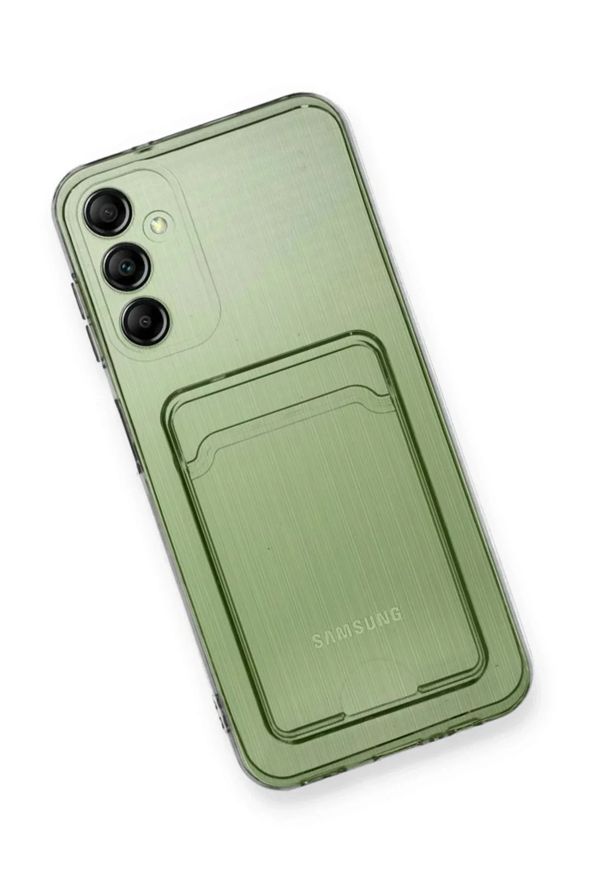 Newface Samsung Galaxy A15 4g Kılıf Kart Şeffaf Silikon - Şeffaf