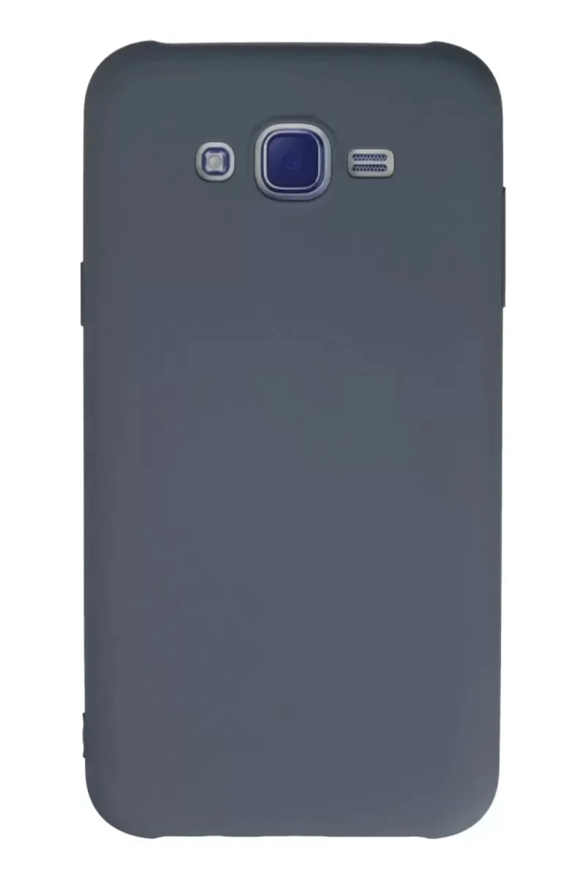 Newface Samsung Galaxy J7 Kılıf Nano İçi Kadife Silikon - Gri