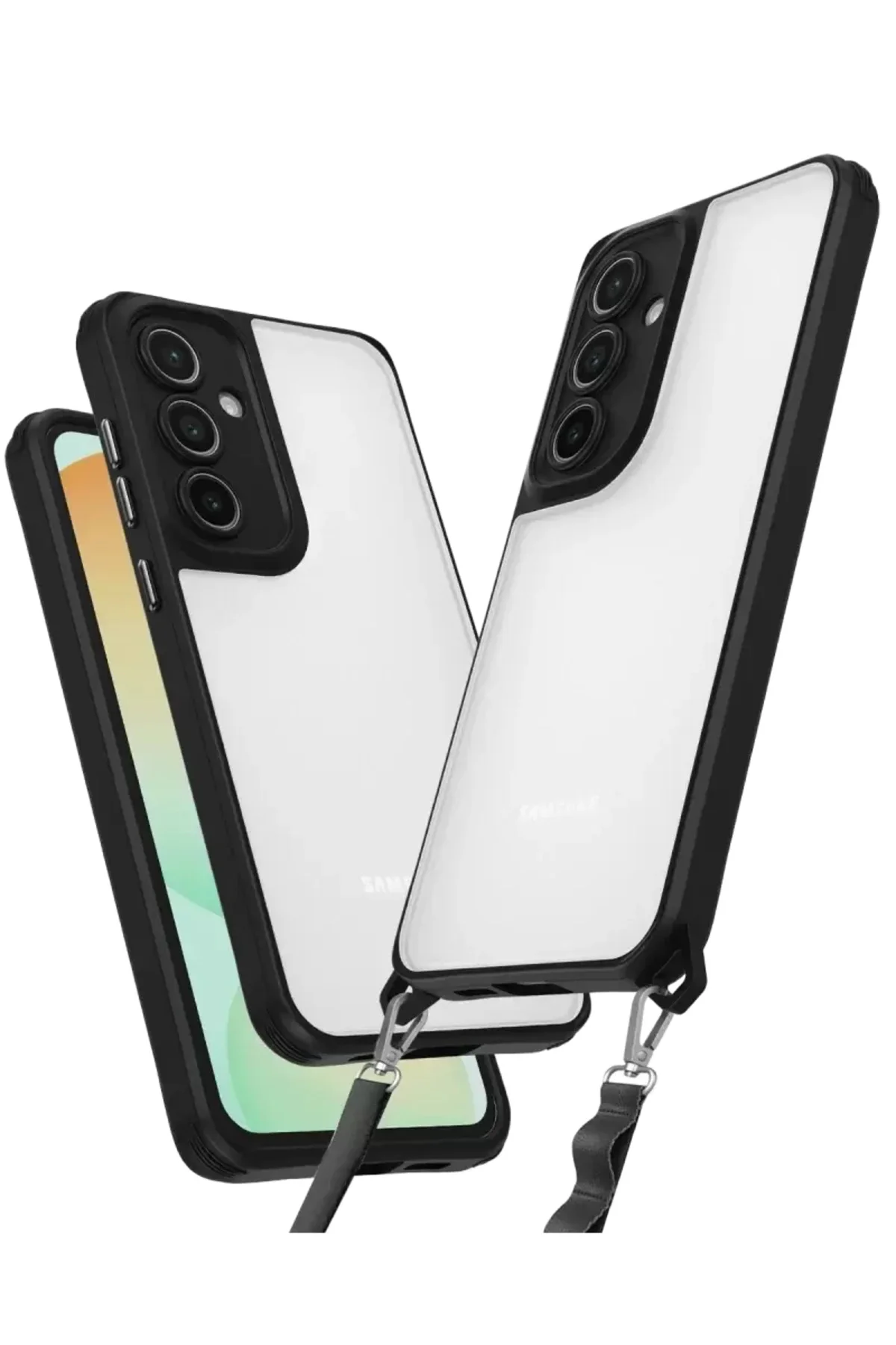 Newface Samsung Galaxy A36 Kılıf Penta Silikon Kılıf - Siyah