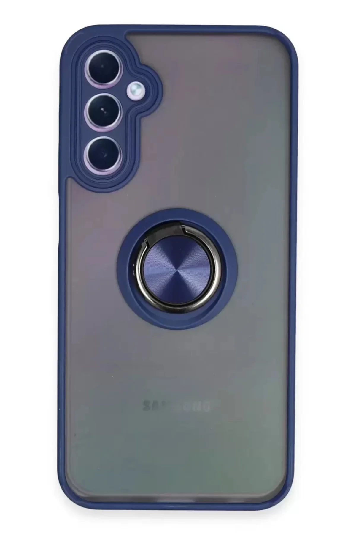 Newface Samsung Galaxy A24 4g Kılıf Montreal Yüzüklü Silikon Kapa