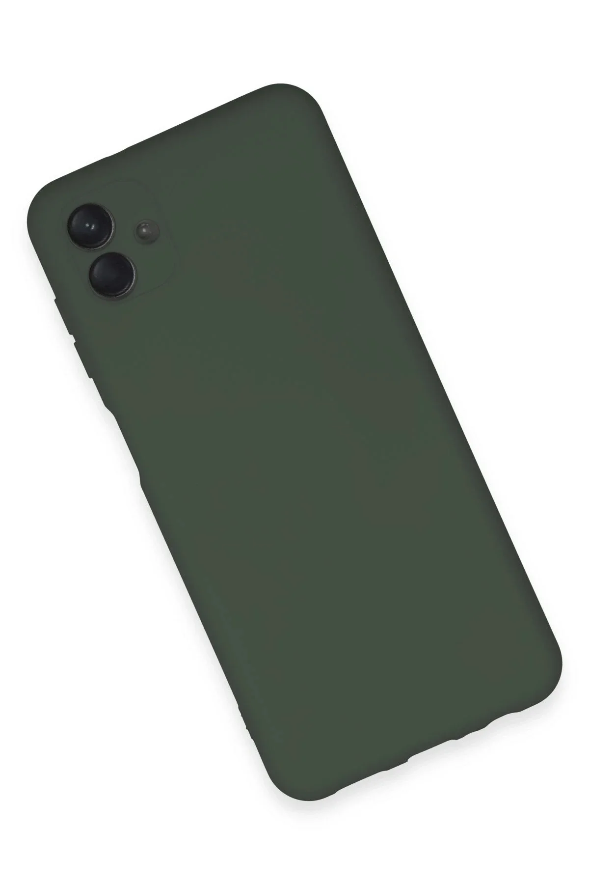 Newface Samsung Galaxy A04e Kılıf Nano İçi Kadife Silikon - Koyu 