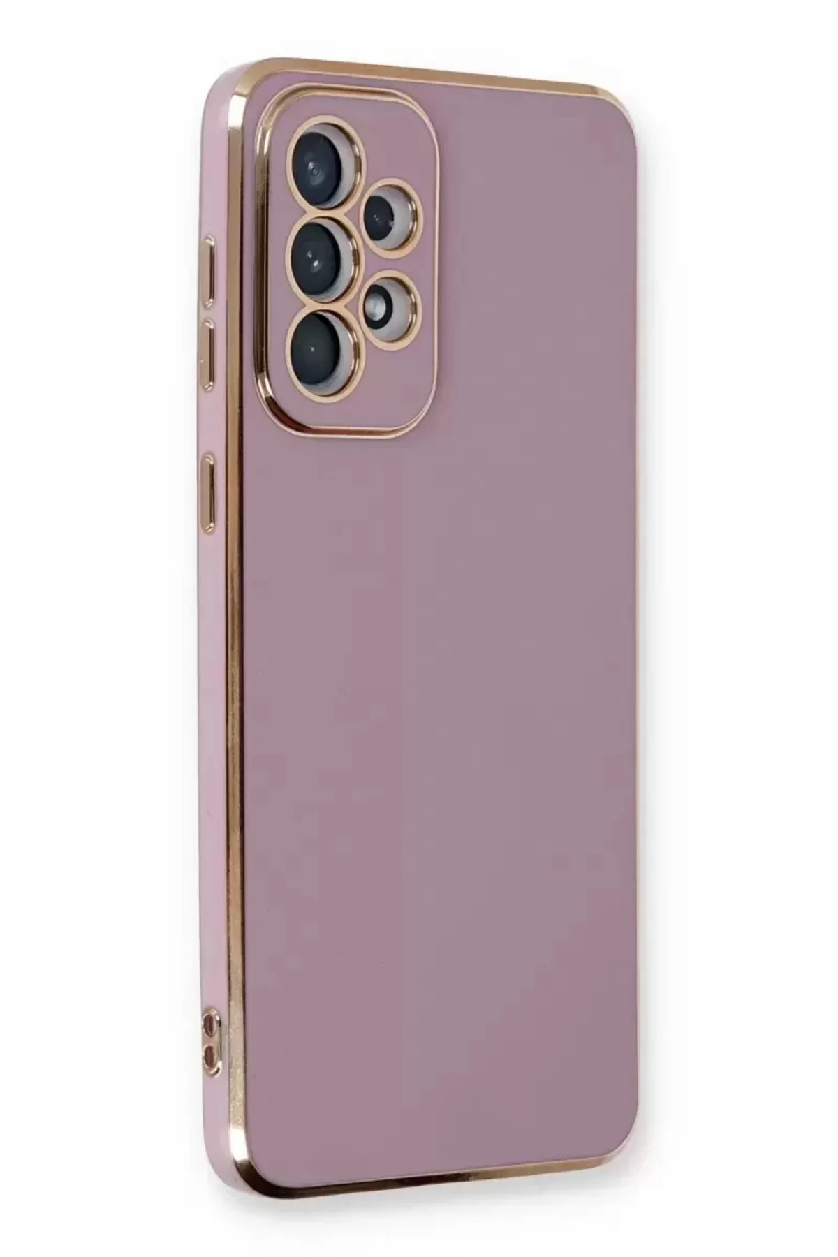 Newface Samsung Galaxy A33 5g Kılıf Volet Silikon - Mor