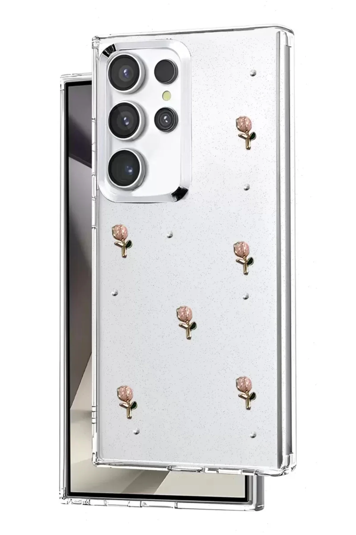 Newface Samsung Galaxy S25 Ultra Fiyonk Desenli Kapak - Desen 6