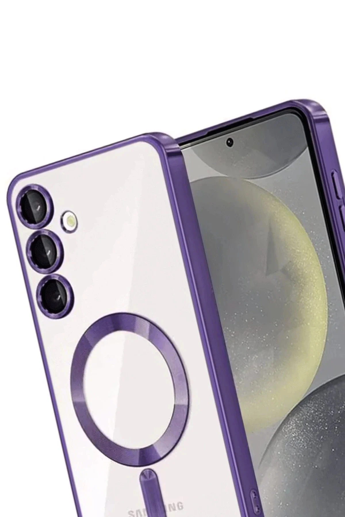 Newface Samsung Galaxy A17 5g Kross Magneticsafe Kapak - Mor