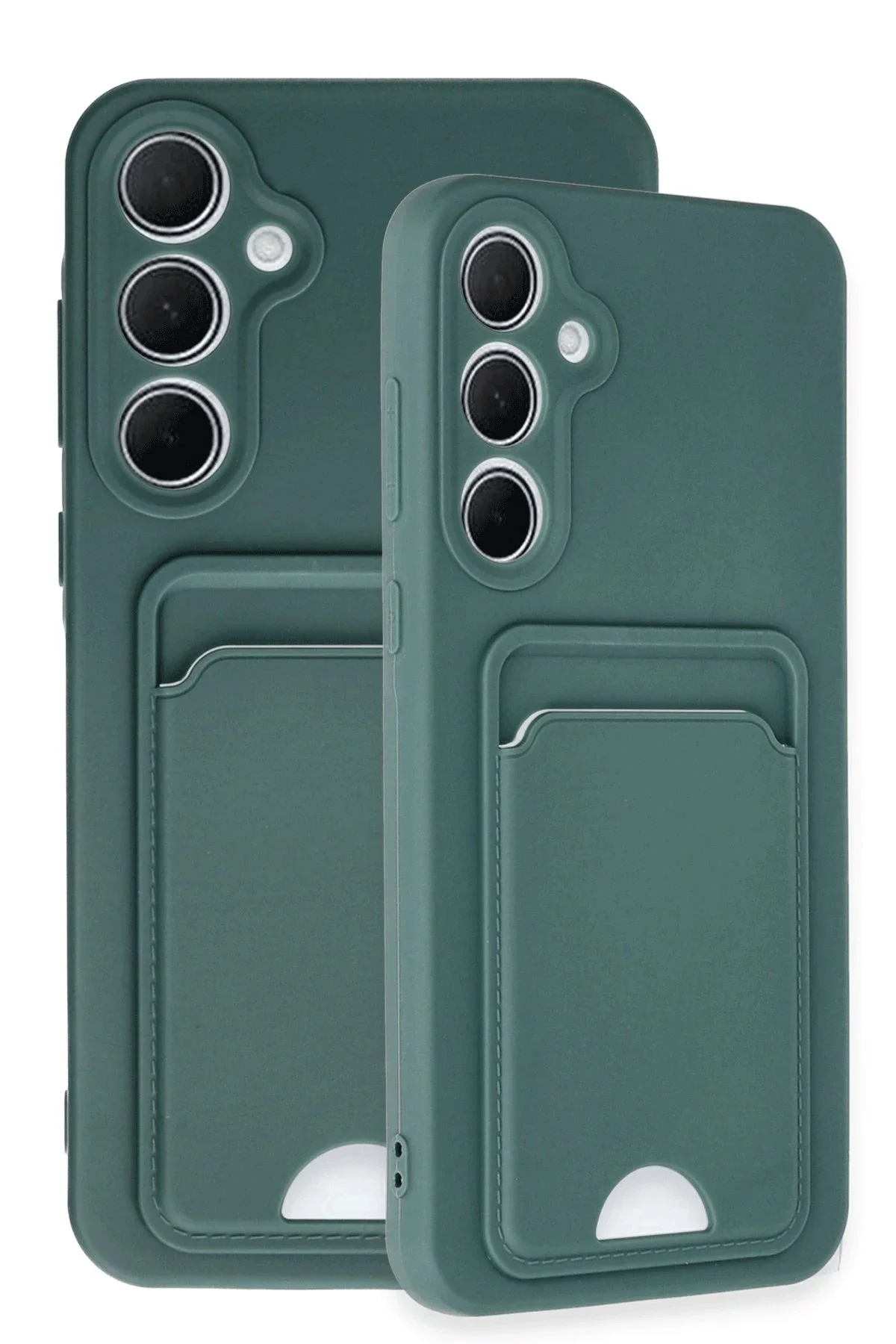 Newface Samsung Galaxy A35 5g Kılıf Kelvin Kartvizitli Silikon - 