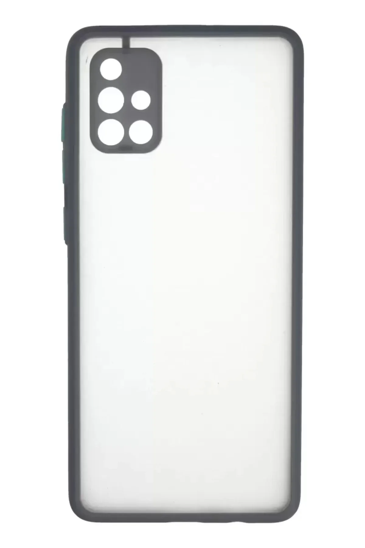 Newface Samsung Galaxy A71 Kılıf Montreal Silikon Kapak - Gri
