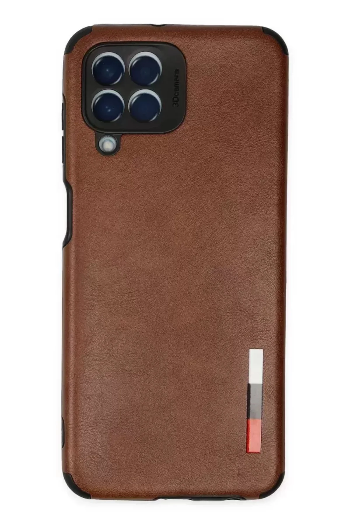 Newface Samsung Galaxy M33 Kılıf Loop Deri Silikon - Kahverengi