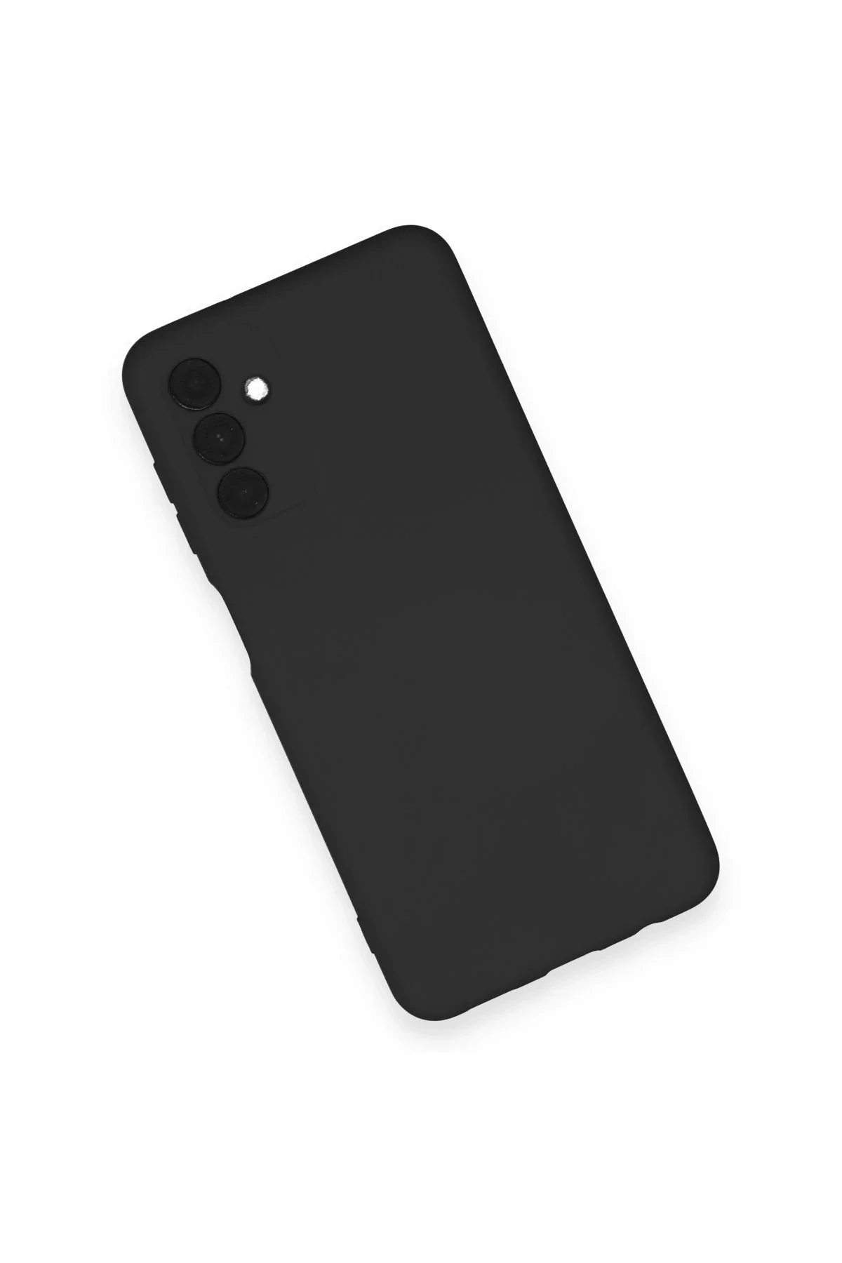 Newface Samsung Galaxy A14 4g Kılıf Nano İçi Kadife Silikon - Siy
