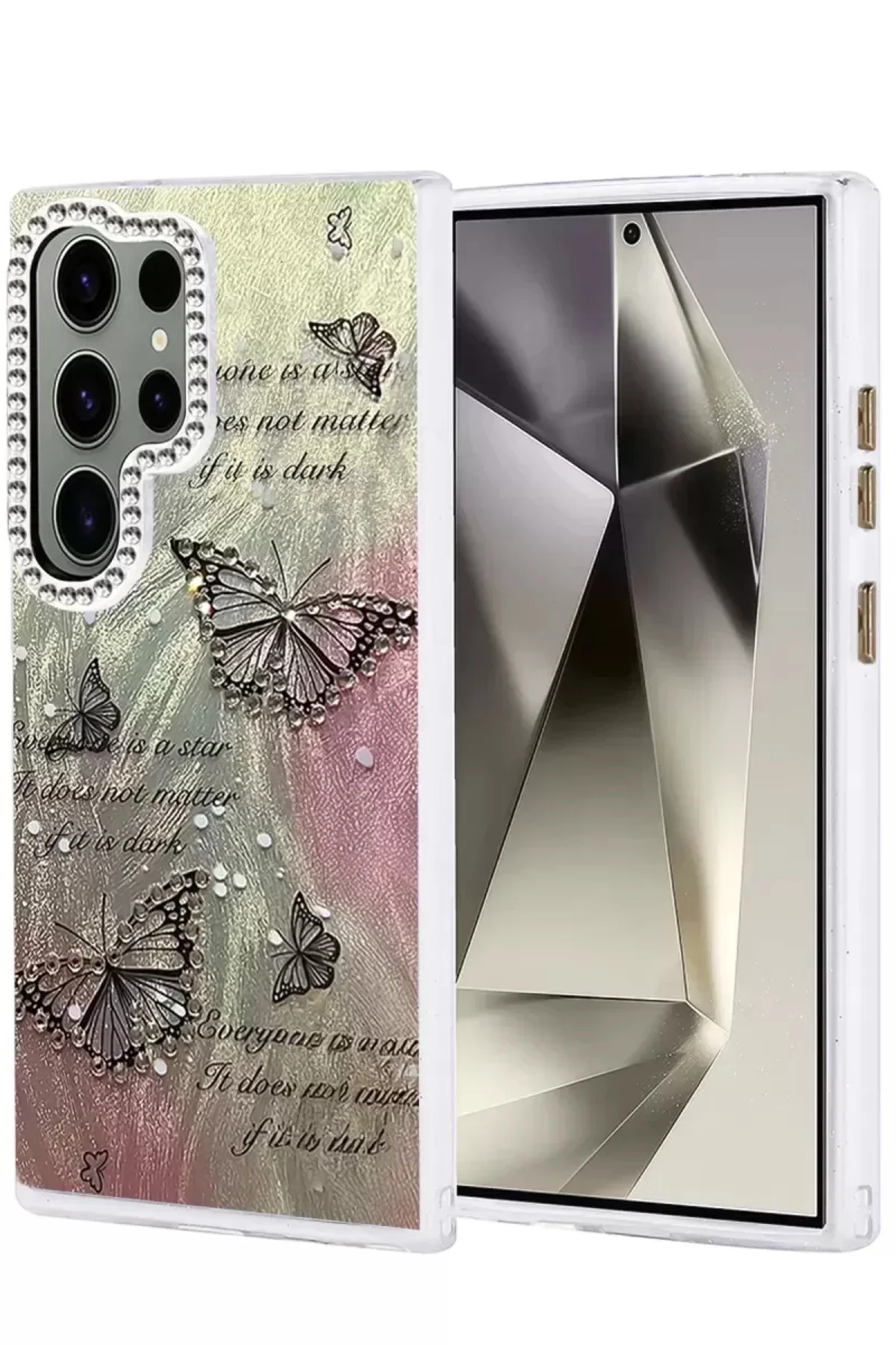 Newface Samsung Galaxy S23 Ultra Kılıf Blade Aynalı Desenli Kapak