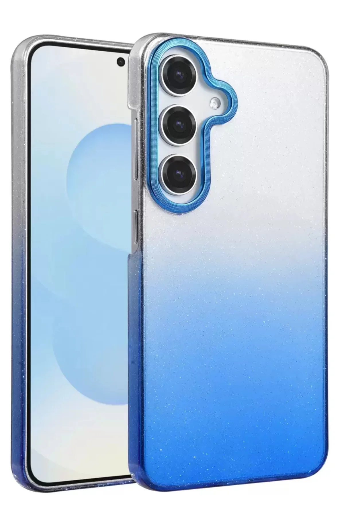 Newface Samsung Galaxy A25 5g Glossy Kapak - Mavi
