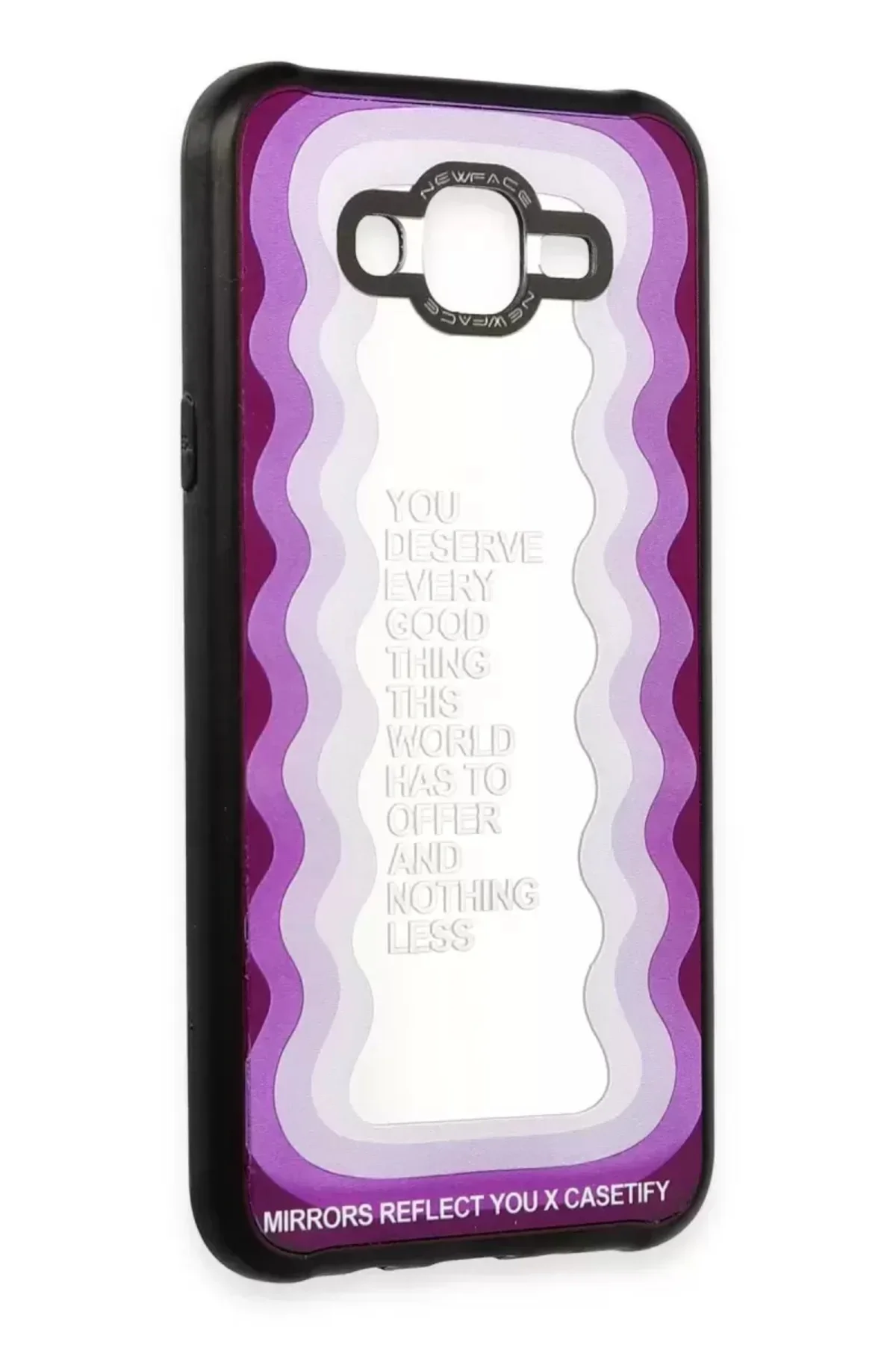 Newface Samsung Galaxy J7 Kılıf Mirror Desenli Kapak - Mirror - 5