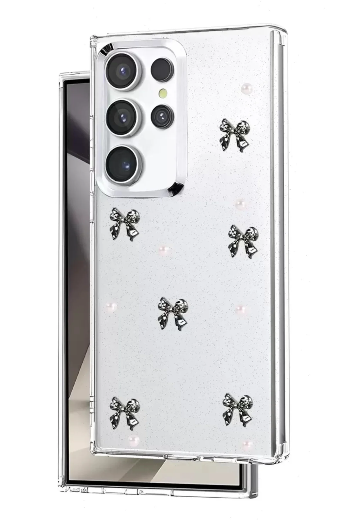 Newface Samsung Galaxy S23 Ultra Fiyonk Desenli Kapak - Desen 8