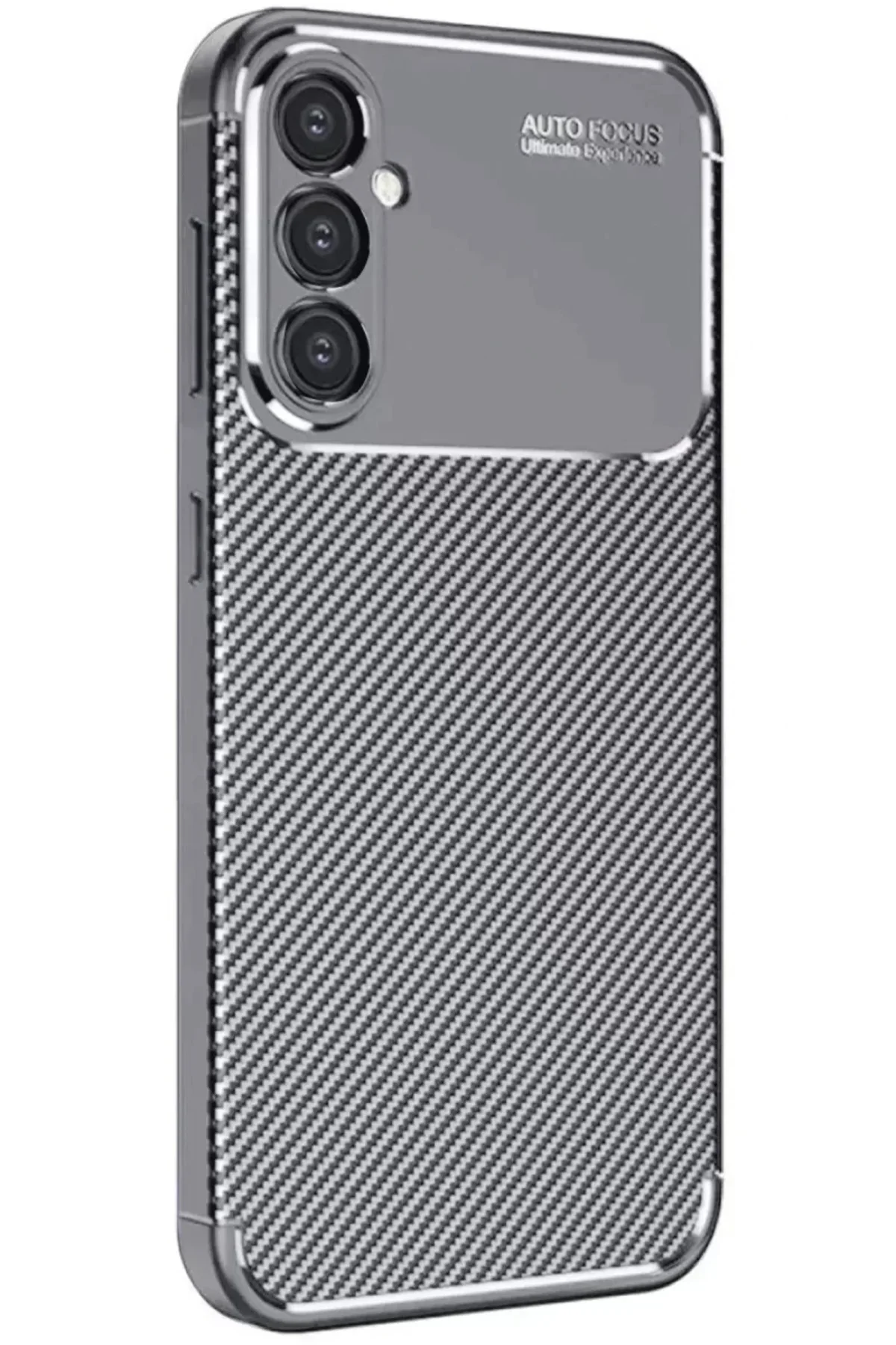 Newface Samsung Galaxy A16 5g Kılıf Auto Focus Karbon Kapak - Gri