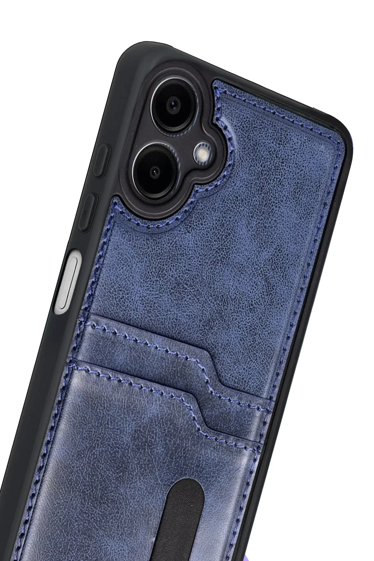 Newface Samsung Galaxy A07 4g Sara Kartvizitli Deri Kılıf - Laciv