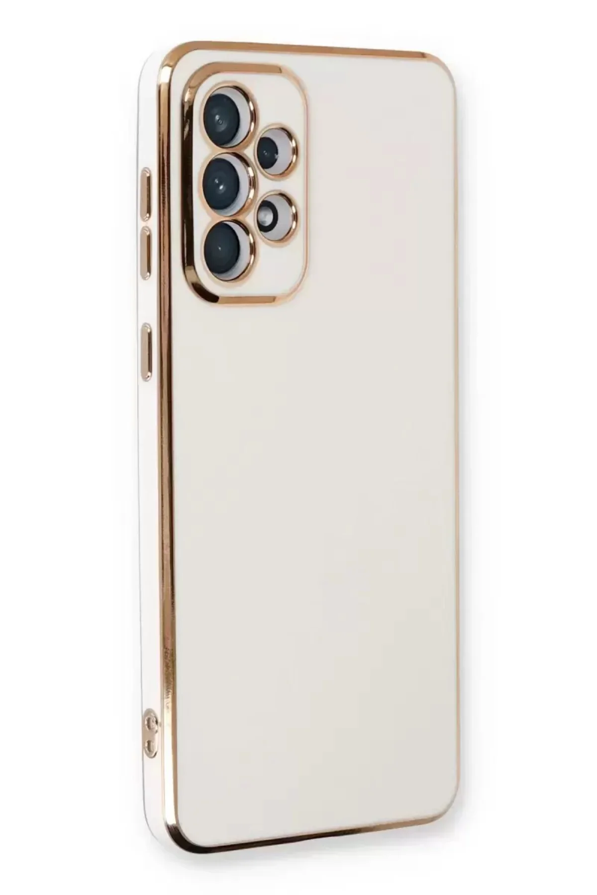 Newface Samsung Galaxy A53 5g Kılıf Volet Silikon - Beyaz