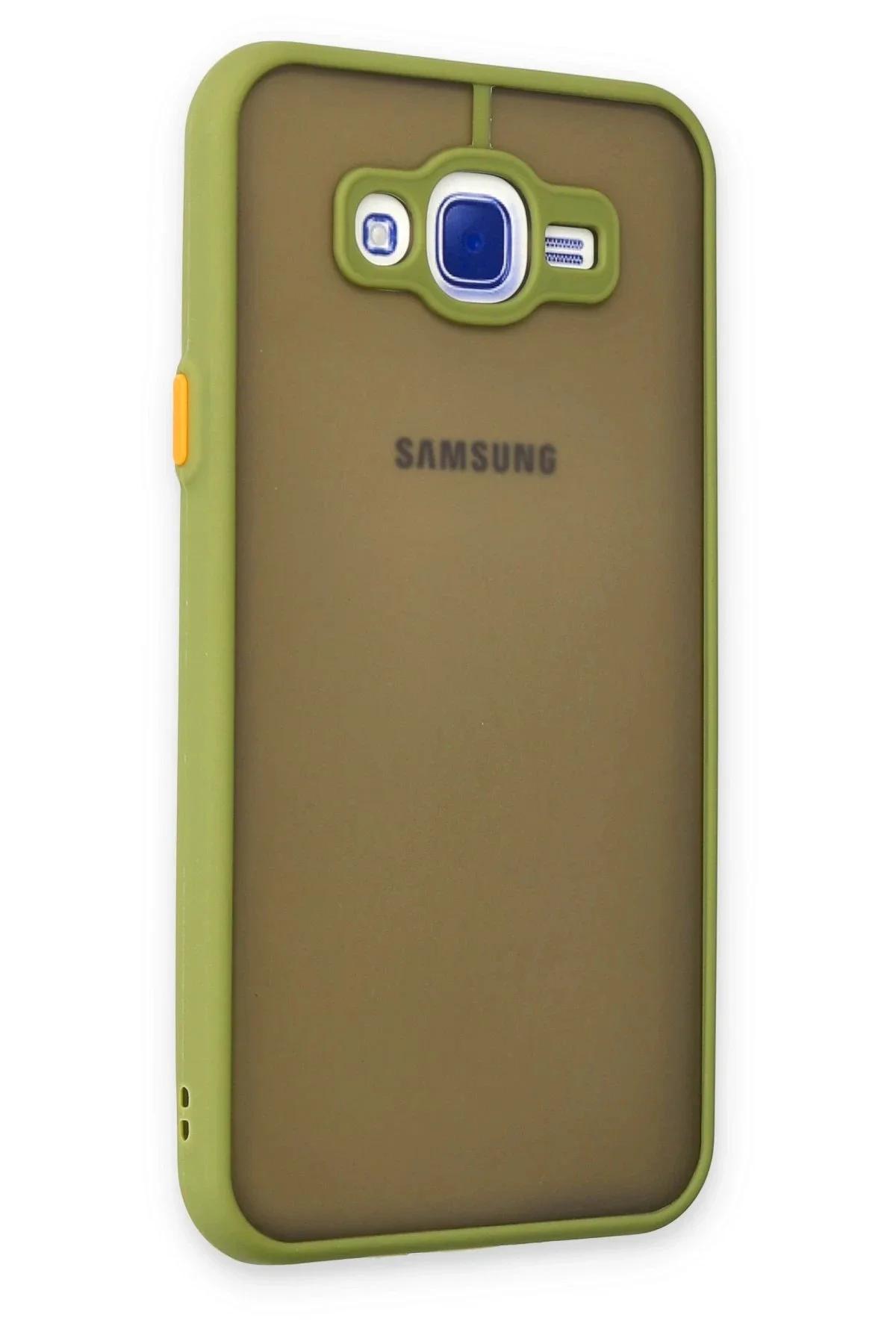 Newface Samsung Galaxy J7 Kılıf Montreal Silikon Kapak - Açık Yeş