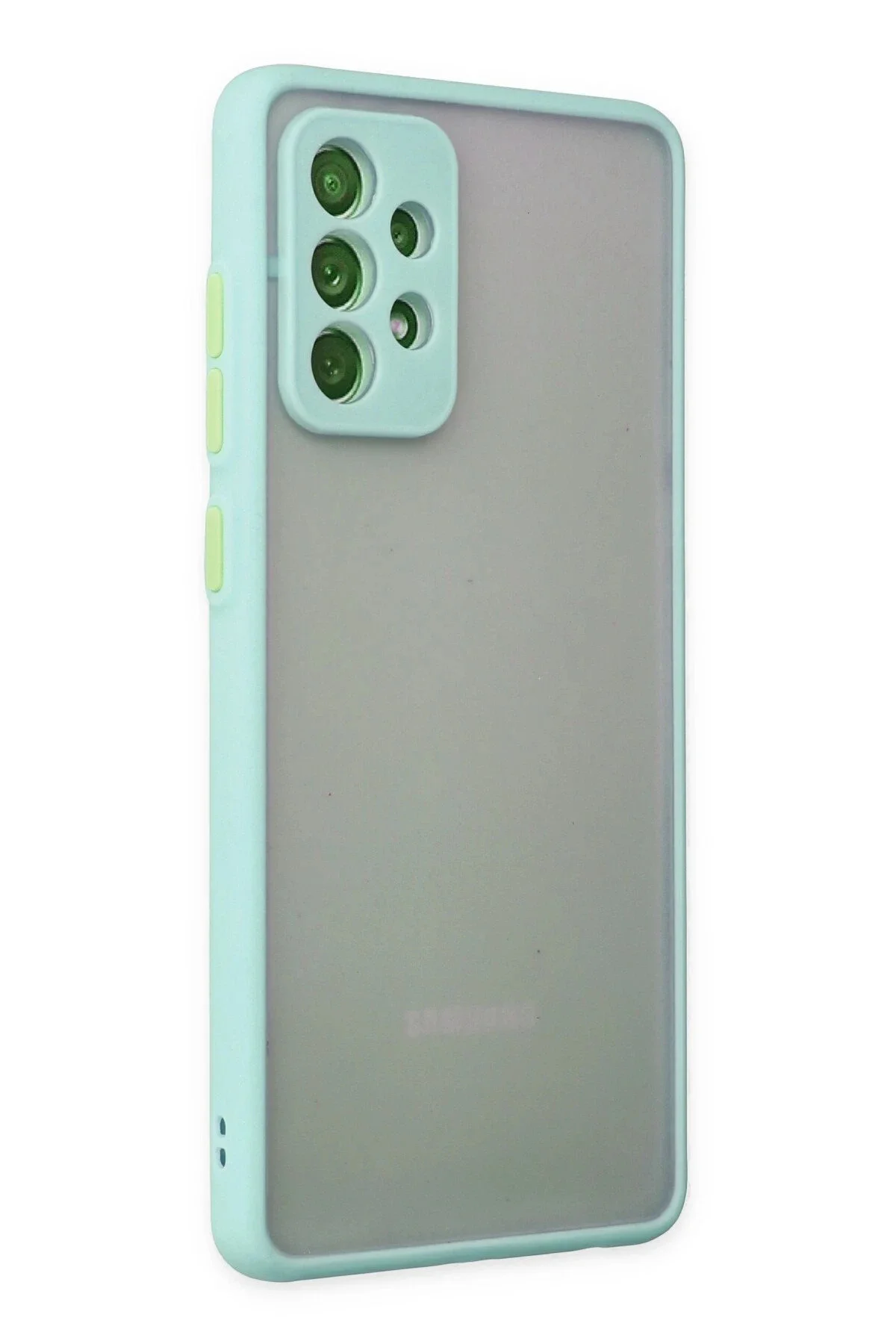 Newface Samsung Galaxy A72 Kılıf Montreal Silikon Kapak - Turkuaz
