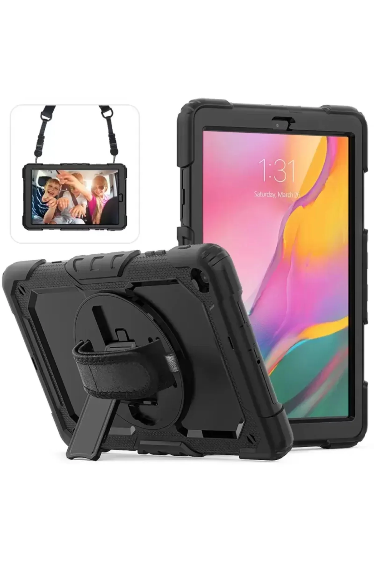 Newface Samsung Galaxy T510 Tab A 10.1 Kılıf Pars Tablet Kapak - 