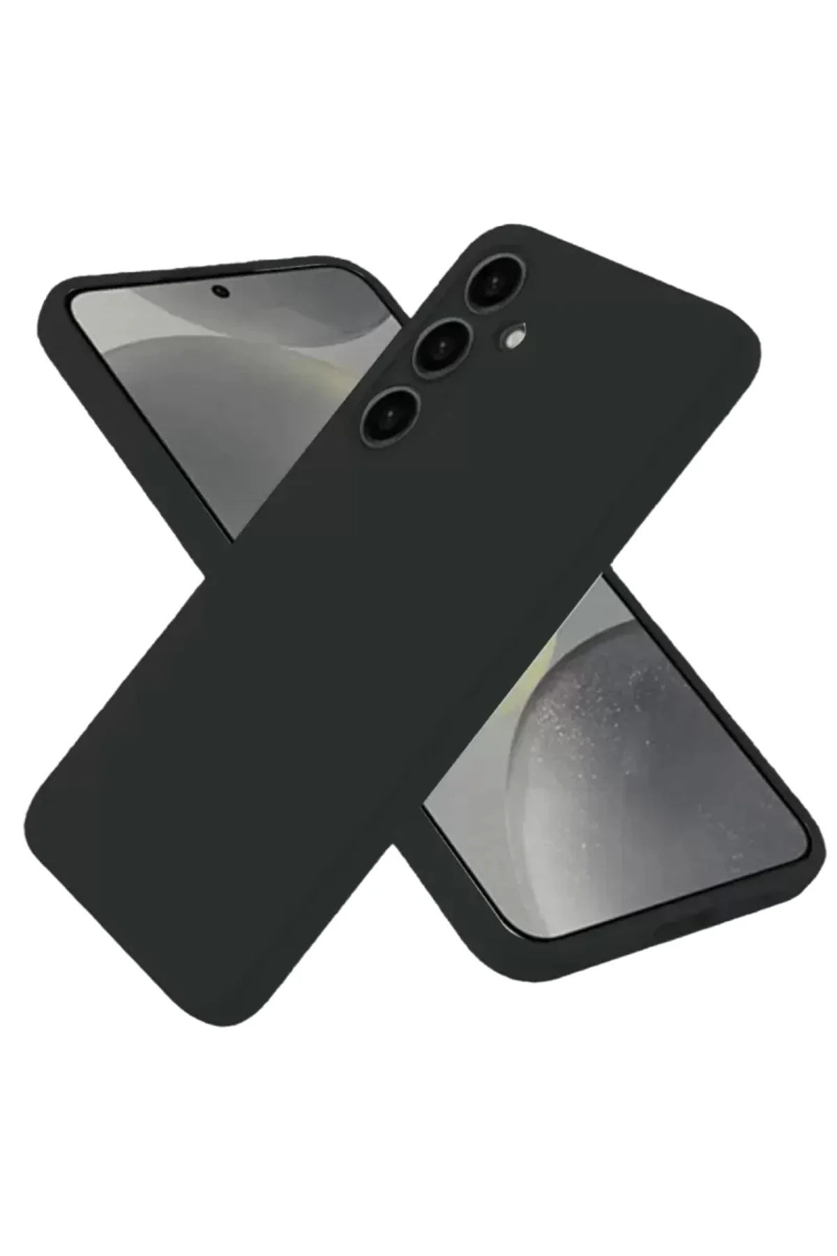 Newface Samsung Galaxy S25 Kılıf Nano İçi Kadife Silikon - Siyah