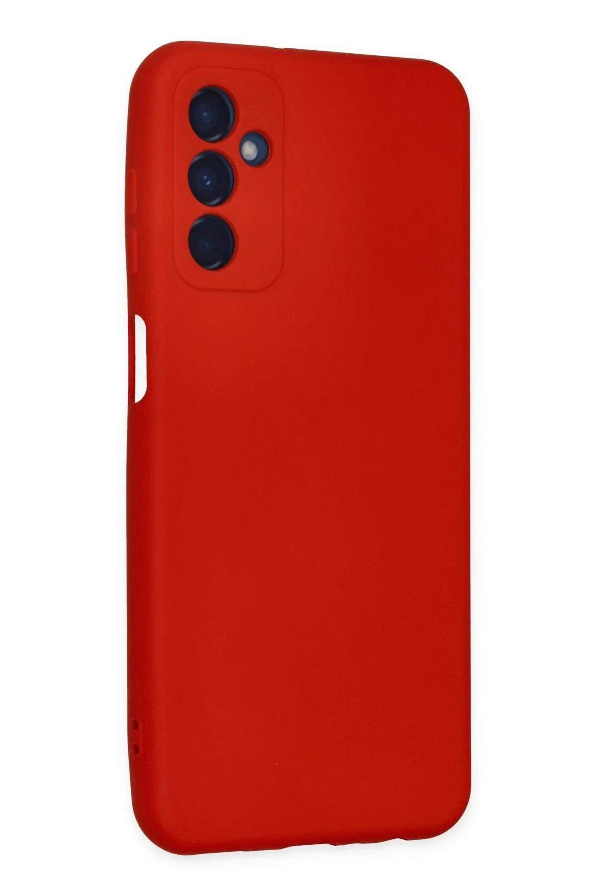 Newface Samsung Galaxy M23 Kılıf Nano İçi Kadife Silikon - Kırmız