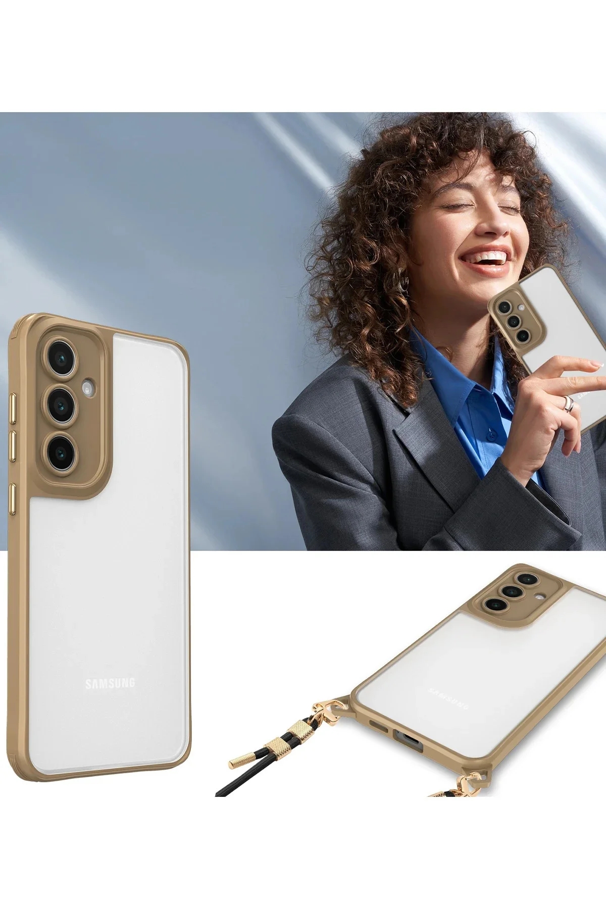 Newface Samsung Galaxy A35 5g Kılıf Penta Silikon Kılıf - Siyah