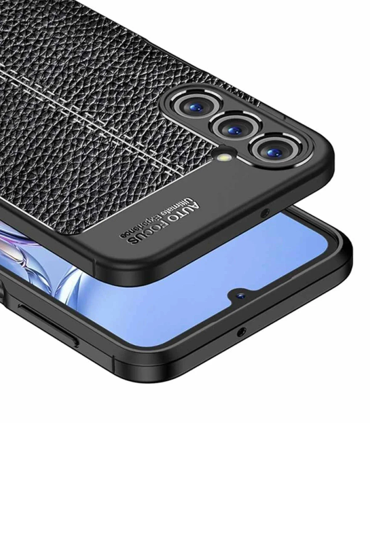 Newface Samsung Galaxy A05s Kılıf Auto Focus Kapak - Siyah