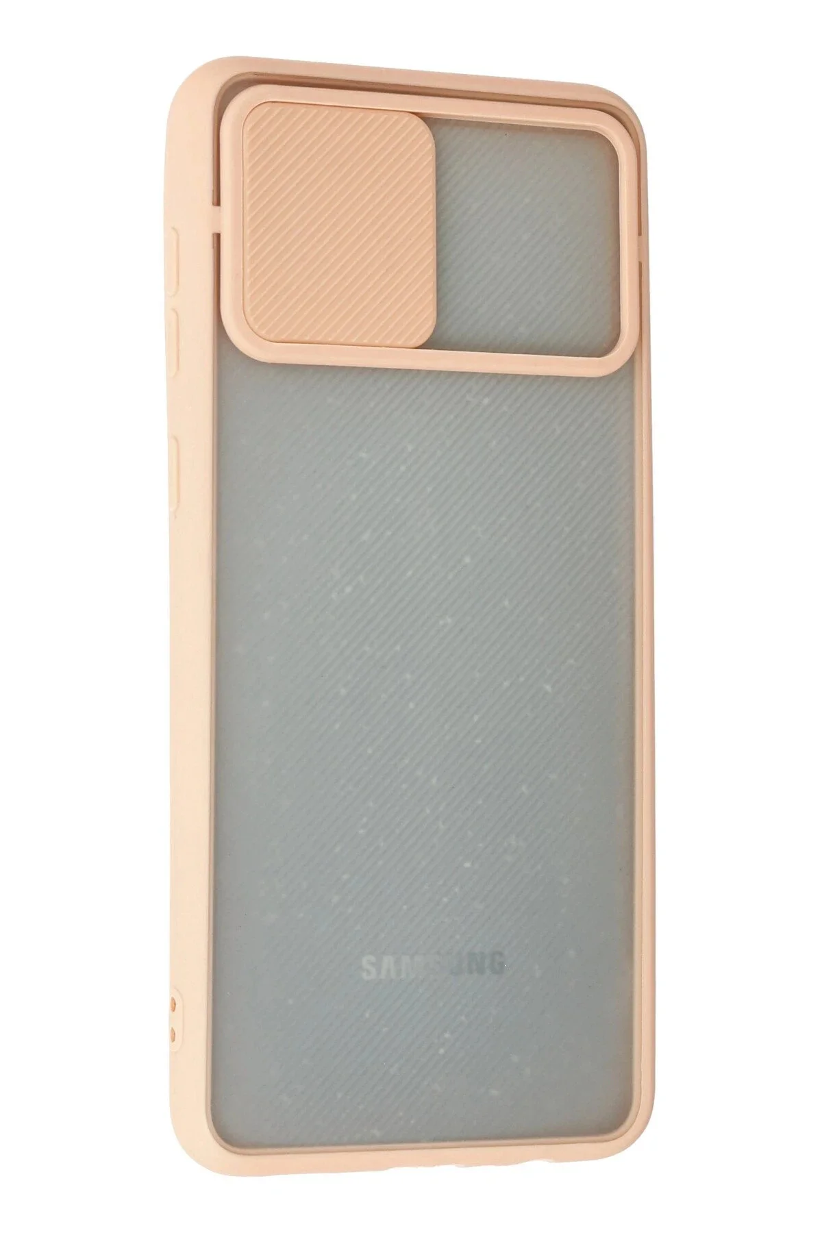 Newface Samsung Galaxy A02 Kılıf Palm Buzlu Kamera Sürgülü Siliko