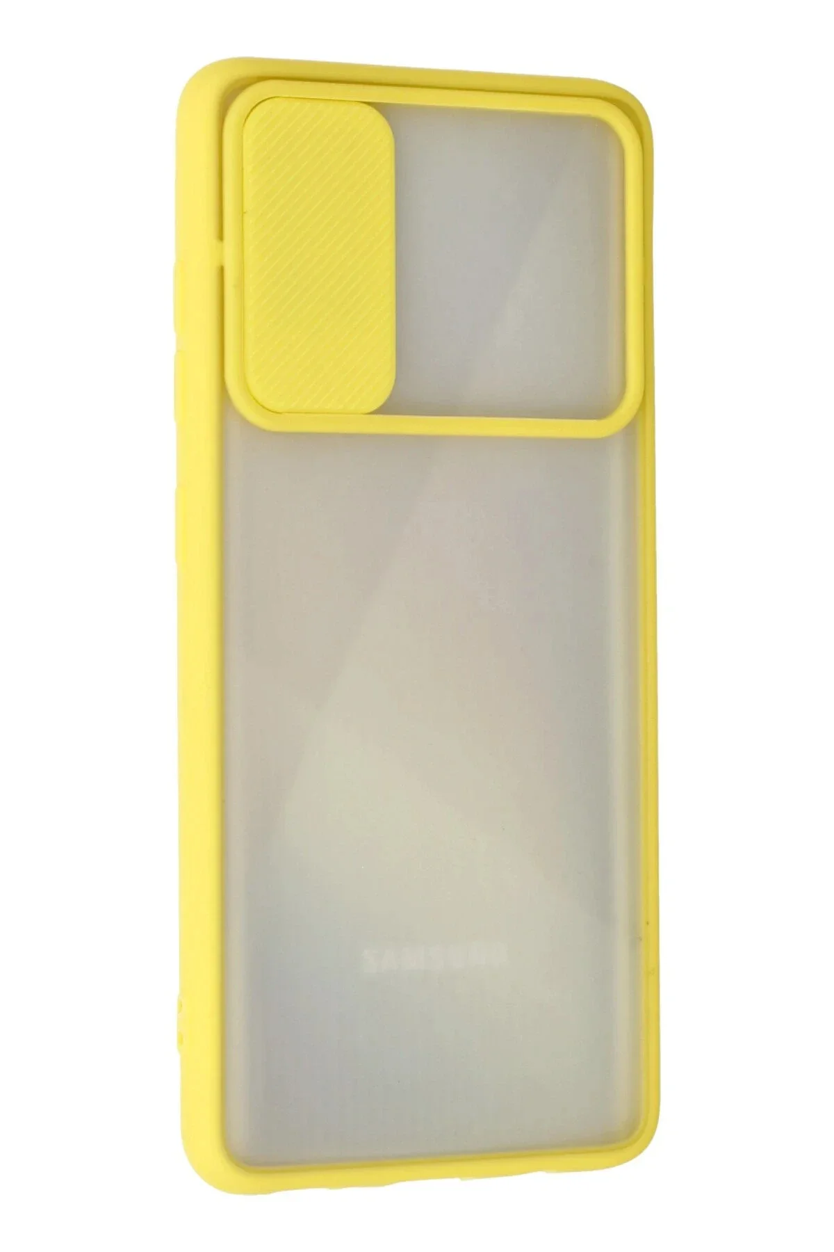 Newface Samsung Galaxy A71 Kılıf Palm Buzlu Kamera Sürgülü Siliko