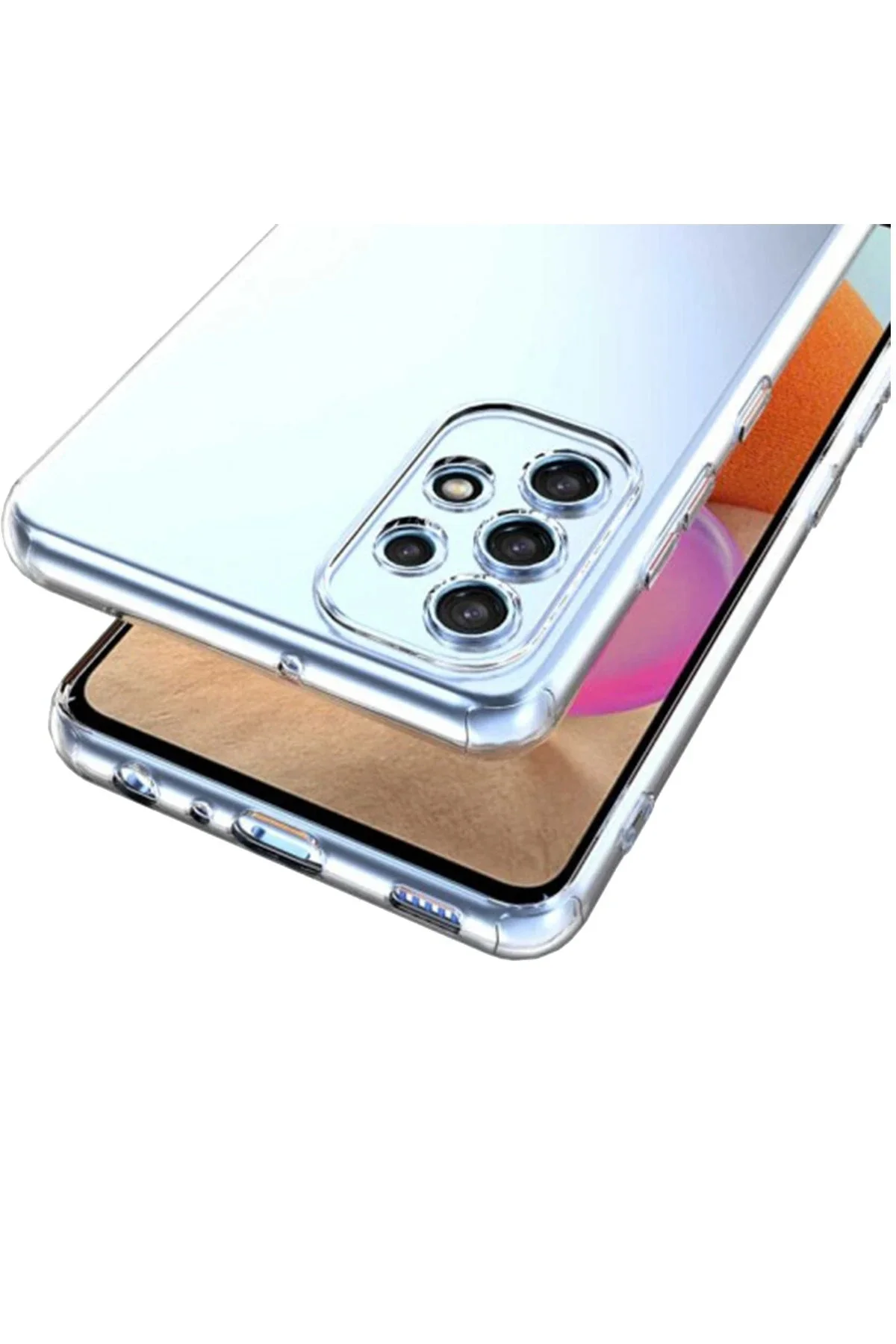 Newface Samsung Galaxy A33 5g Kılıf Lüx Şeffaf Silikon