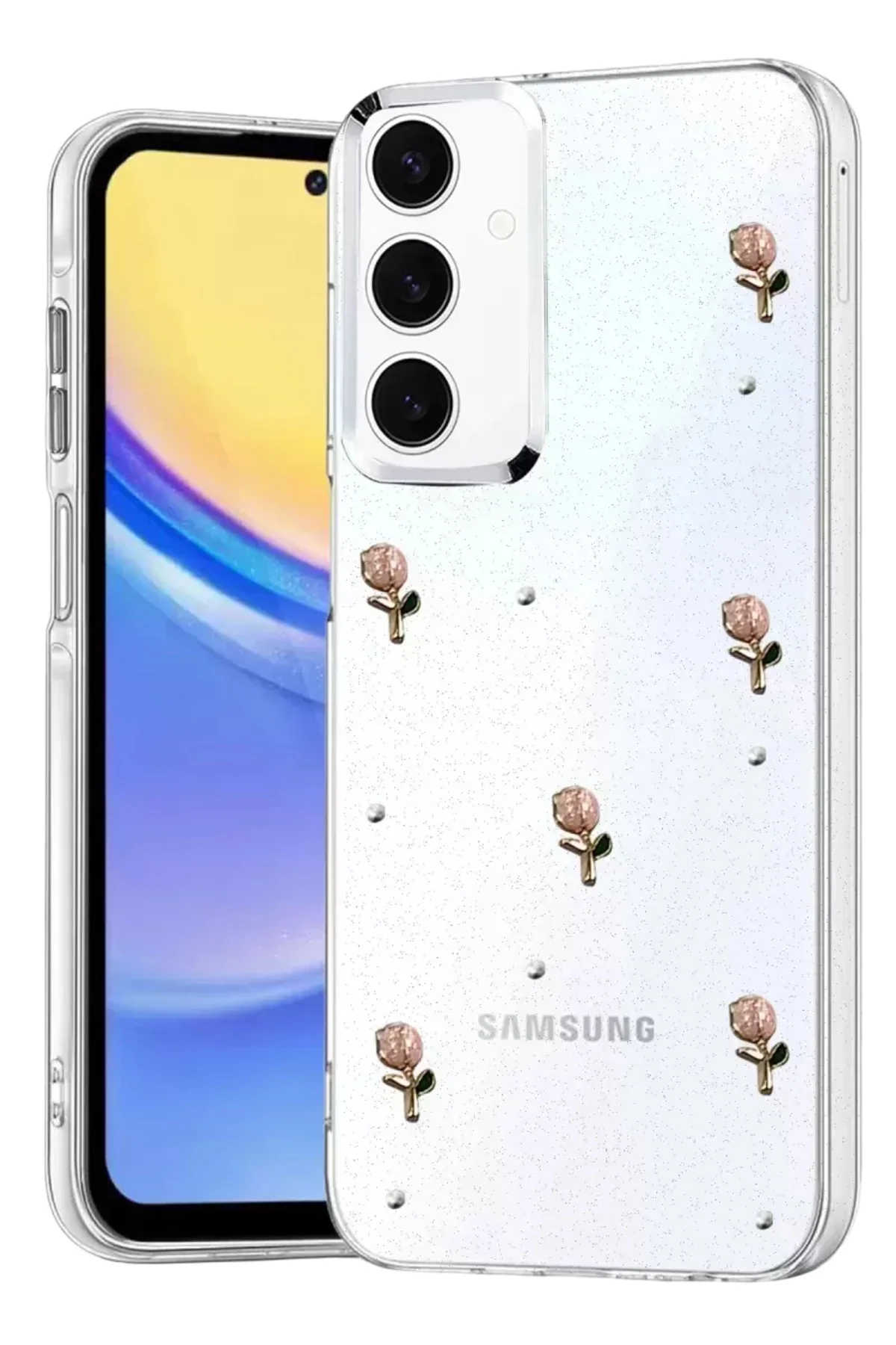 Newface Samsung Galaxy A16 5g Fiyonk Desenli Kapak - Desen 6