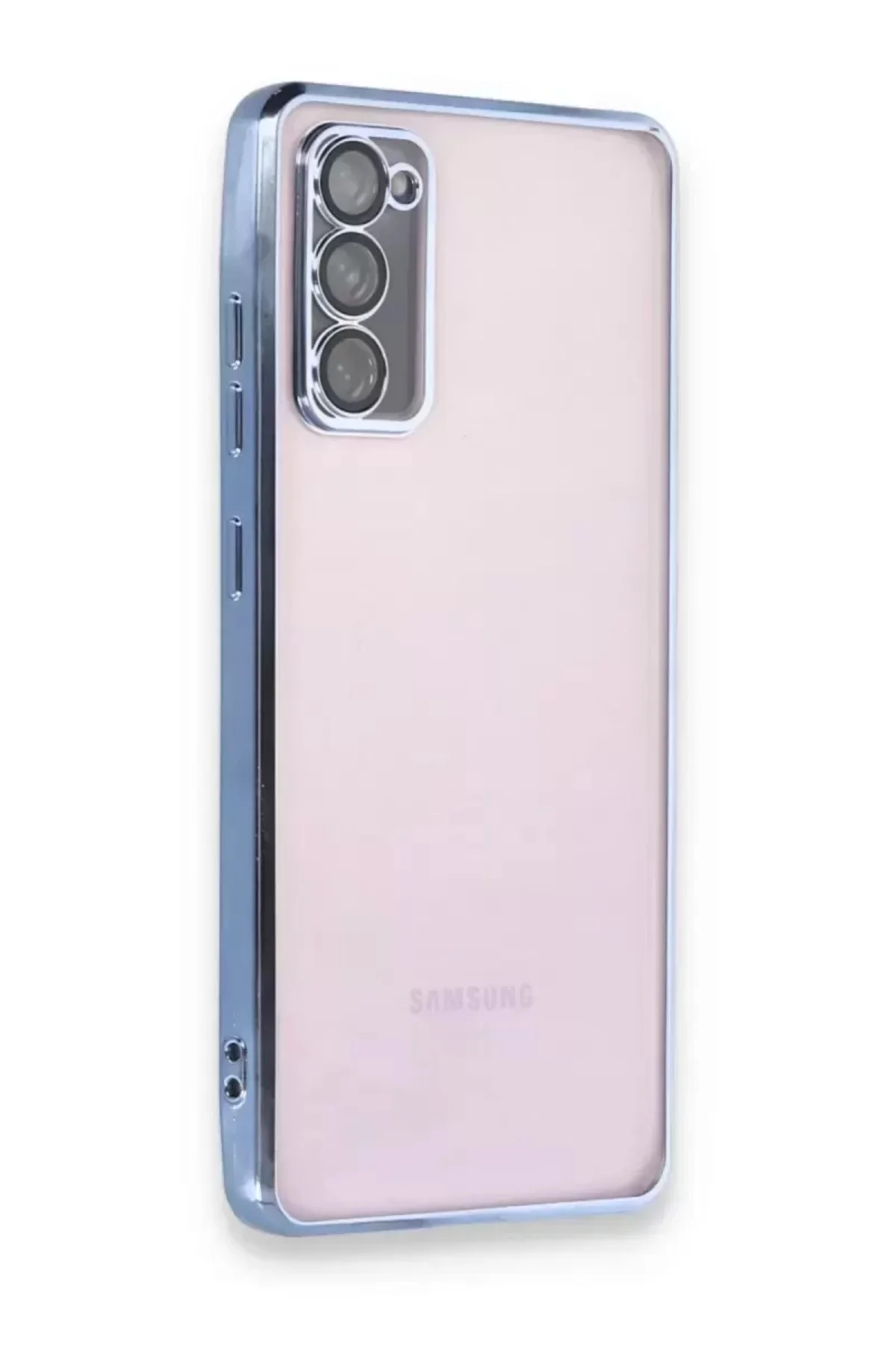 Newface Samsung Galaxy S20 Fe Kılıf Razer Lensli Silikon - Açık M