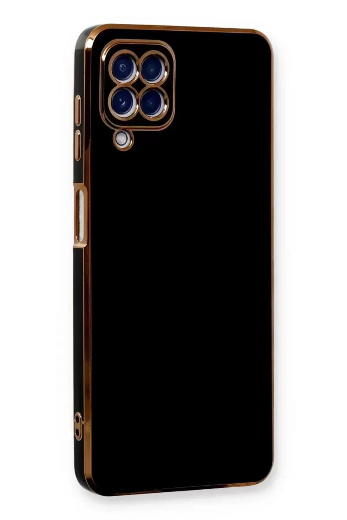 Newface Samsung Galaxy A22 Kılıf Volet Silikon - Siyah