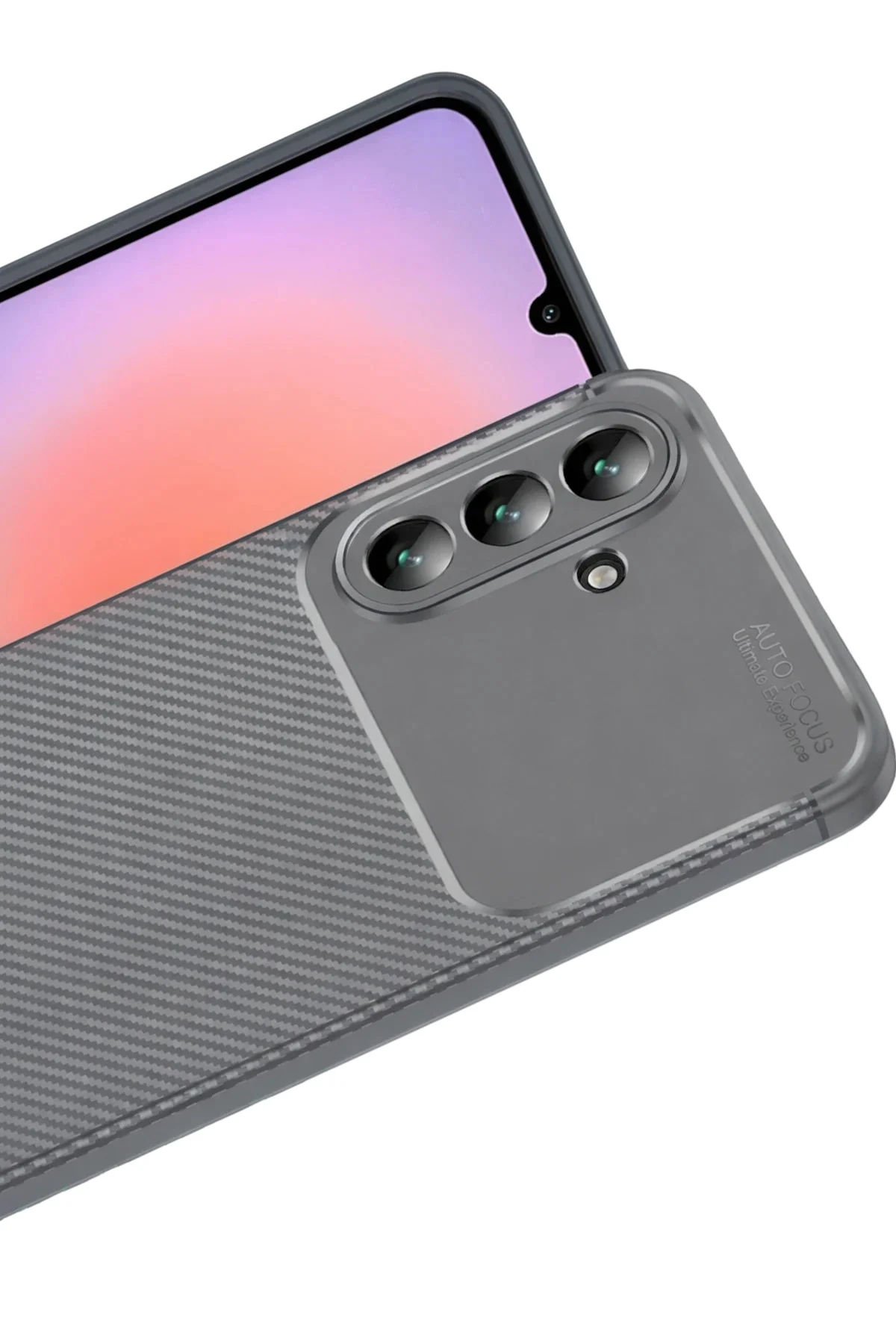 Newface Samsung Galaxy A57 5g Auto Focus Karbon Kapak - Gri
