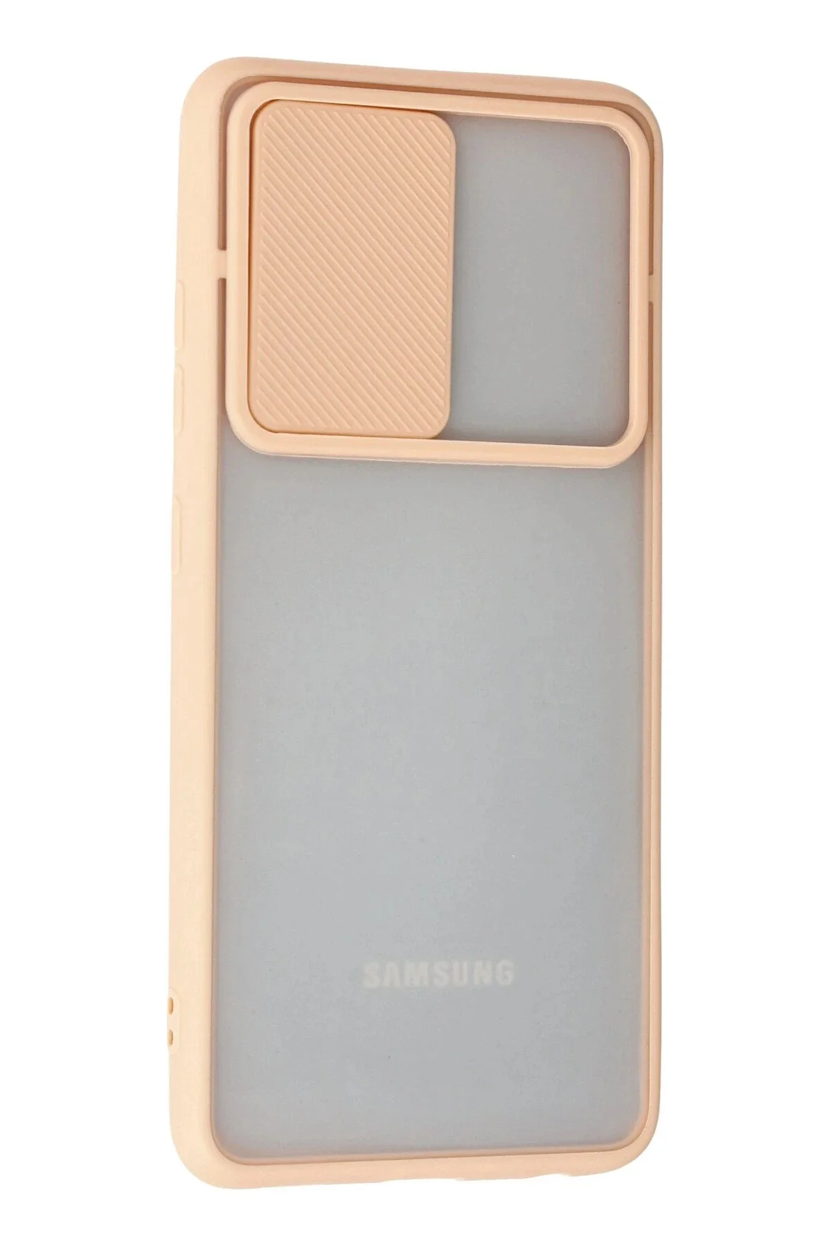 Newface Samsung Galaxy A52 Kılıf Palm Buzlu Kamera Sürgülü Siliko