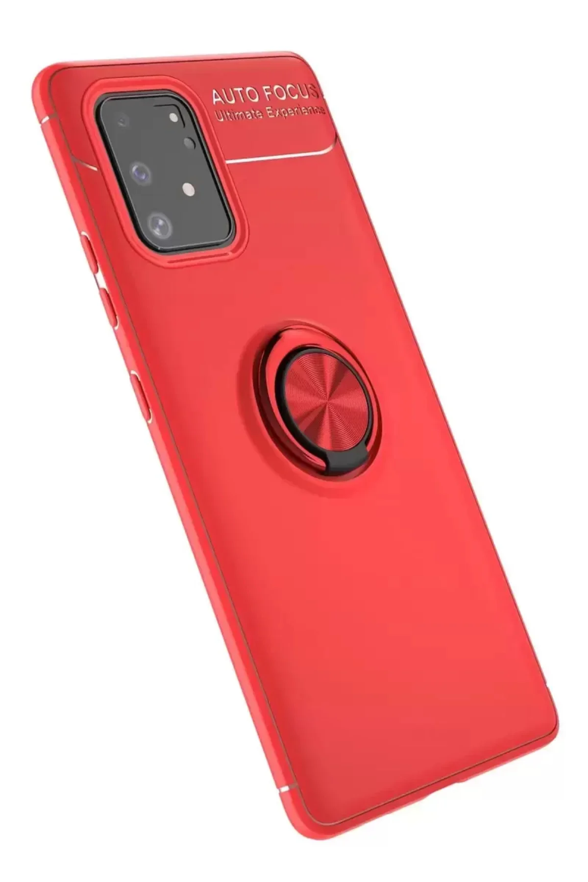 Newface Samsung Galaxy A91 / S10 Lite Kılıf Range Yüzüklü Silikon