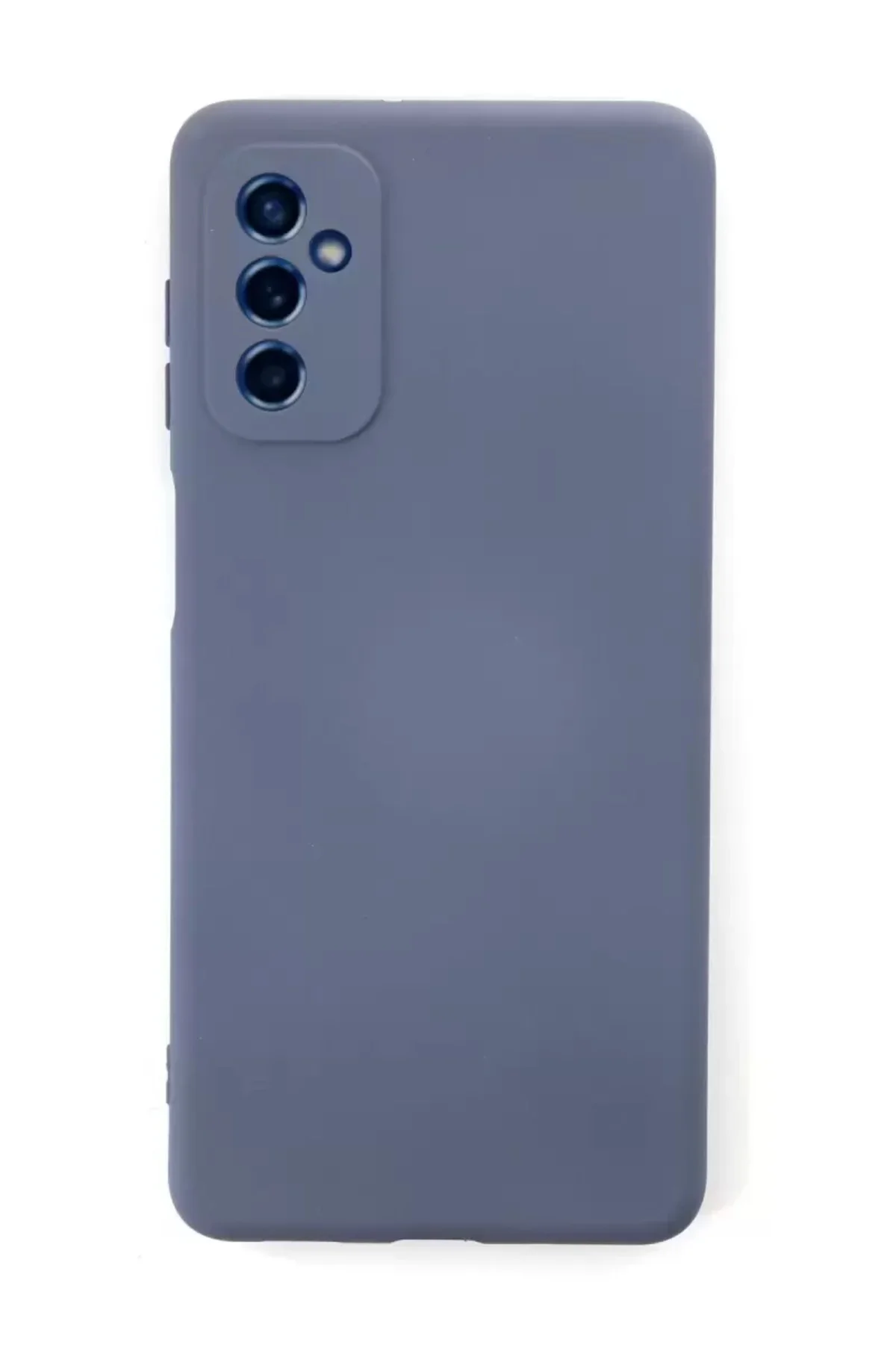 Newface Samsung Galaxy M52 5g Kılıf Nano İçi Kadife Silikon - Gri